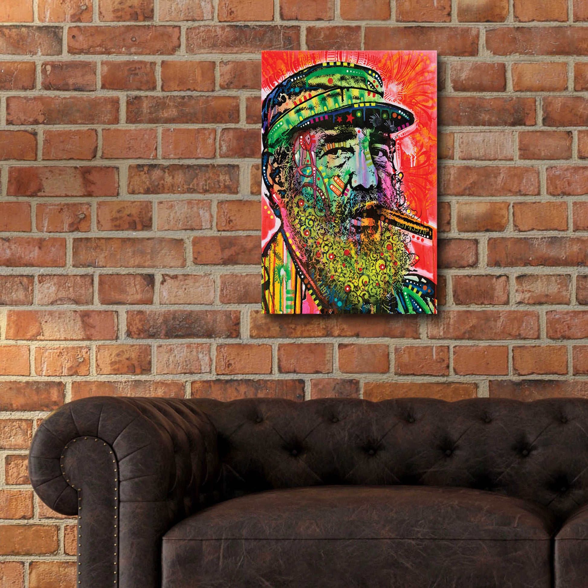 Epic Art 'Castro' by Dean Russo, Acrylic Glass Wall Art,16x24