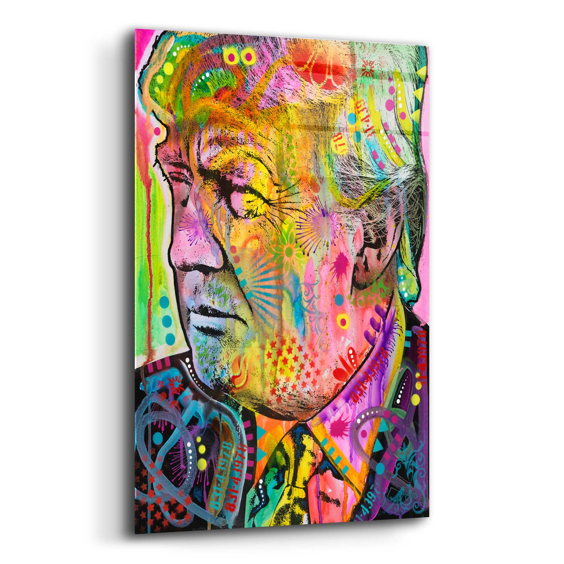 Epic Art 'Donald' by Dean Russo, Acrylic Glass Wall Art,12x16