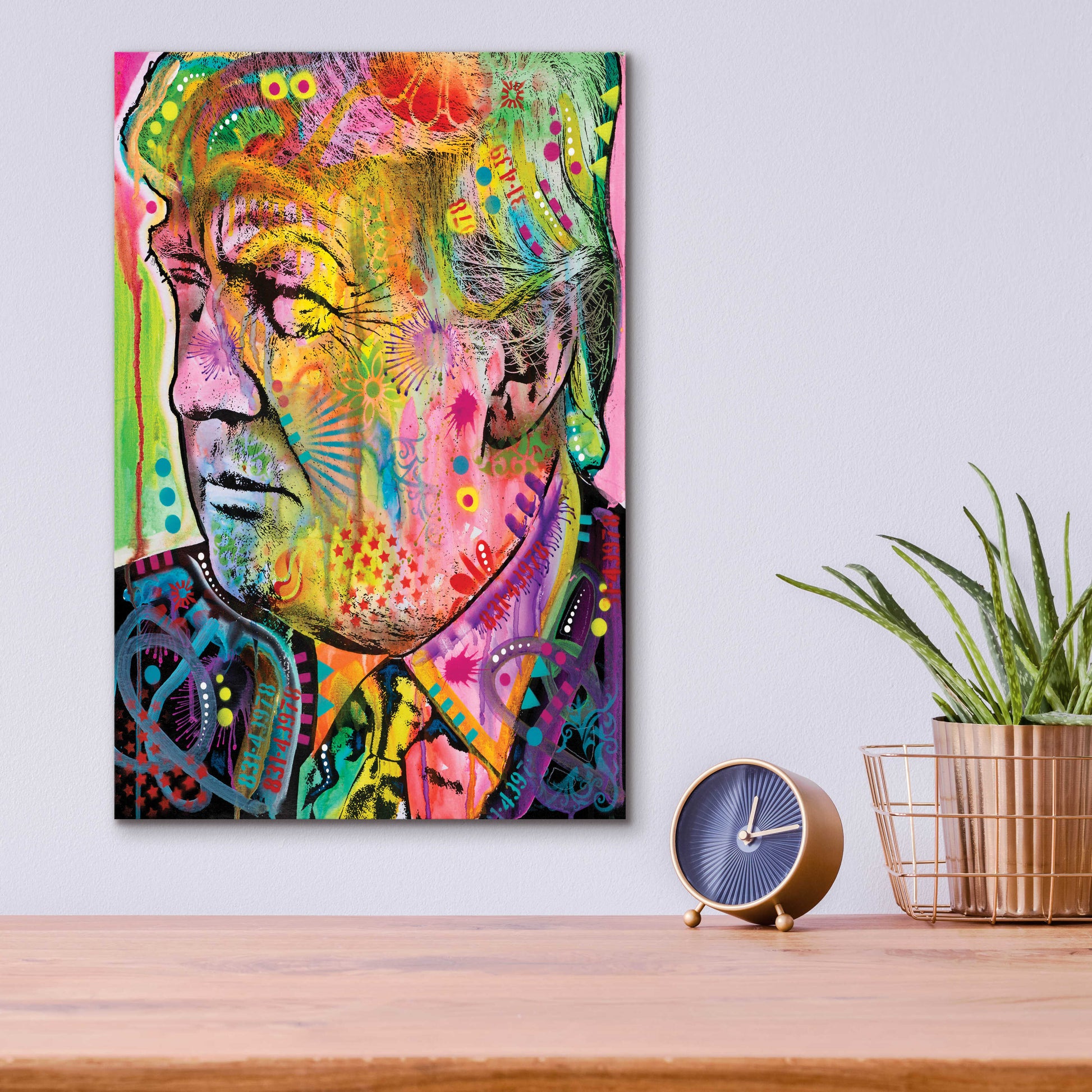 Epic Art 'Donald' by Dean Russo, Acrylic Glass Wall Art,12x16