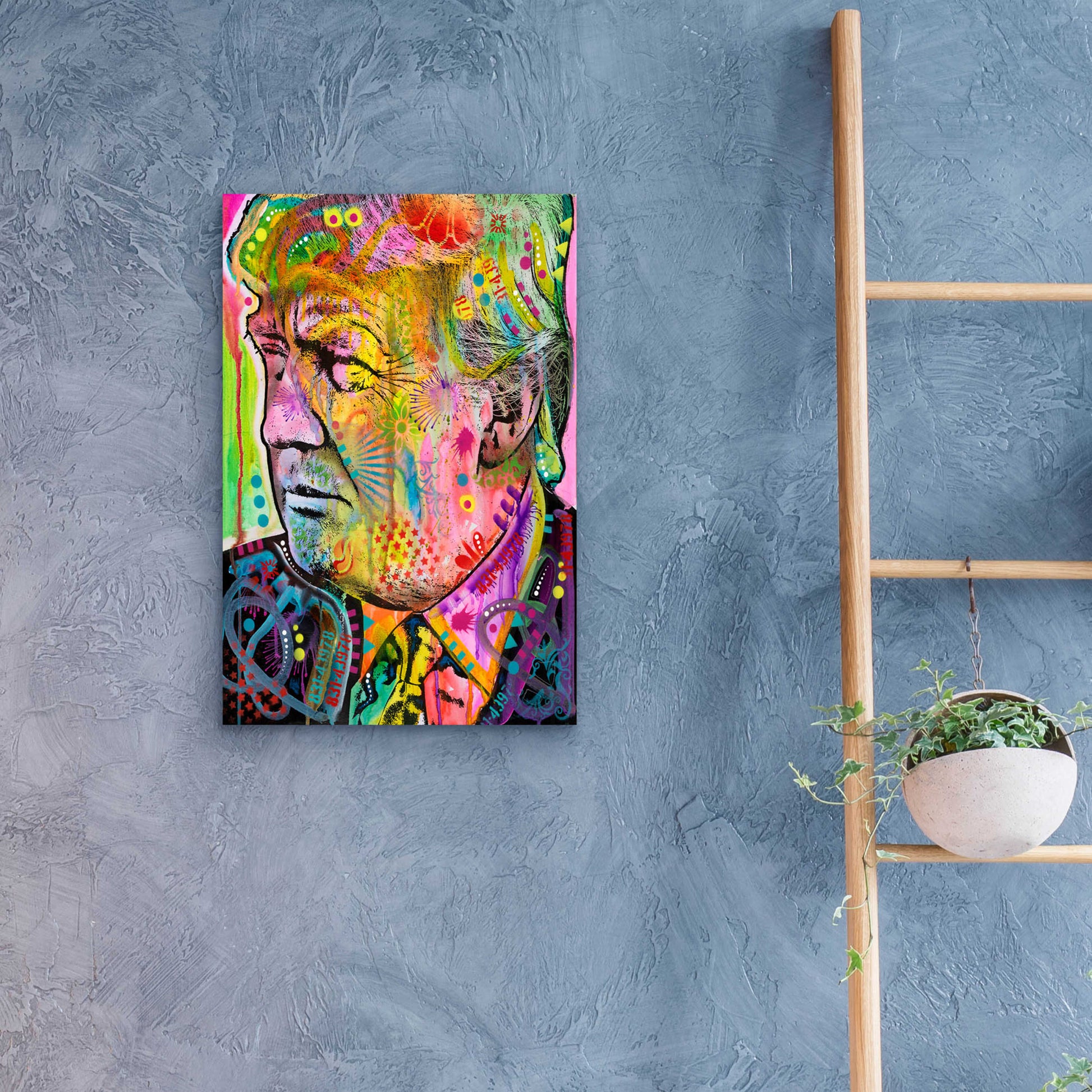 Epic Art 'Donald' by Dean Russo, Acrylic Glass Wall Art,16x24