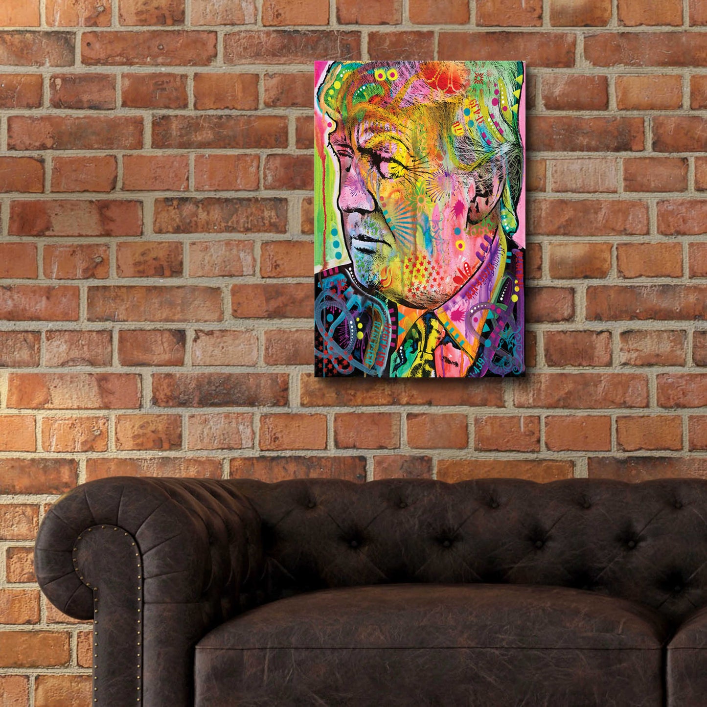 Epic Art 'Donald' by Dean Russo, Acrylic Glass Wall Art,16x24