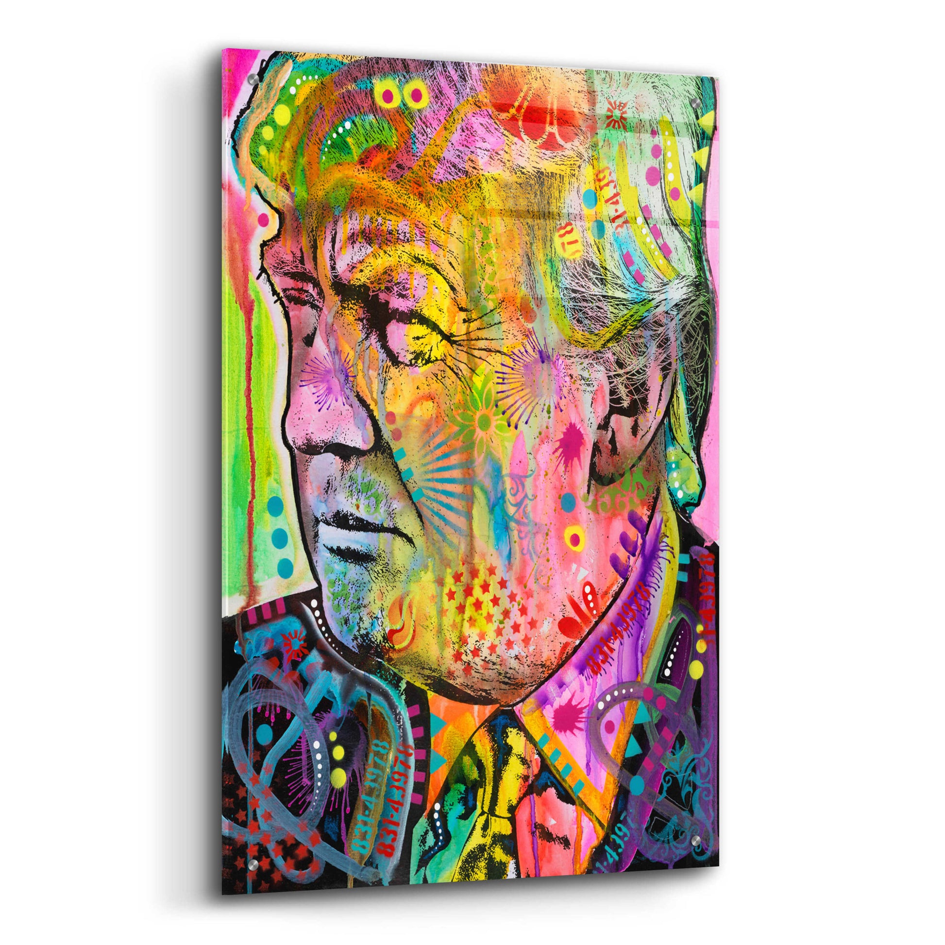 Epic Art 'Donald' by Dean Russo, Acrylic Glass Wall Art,24x36