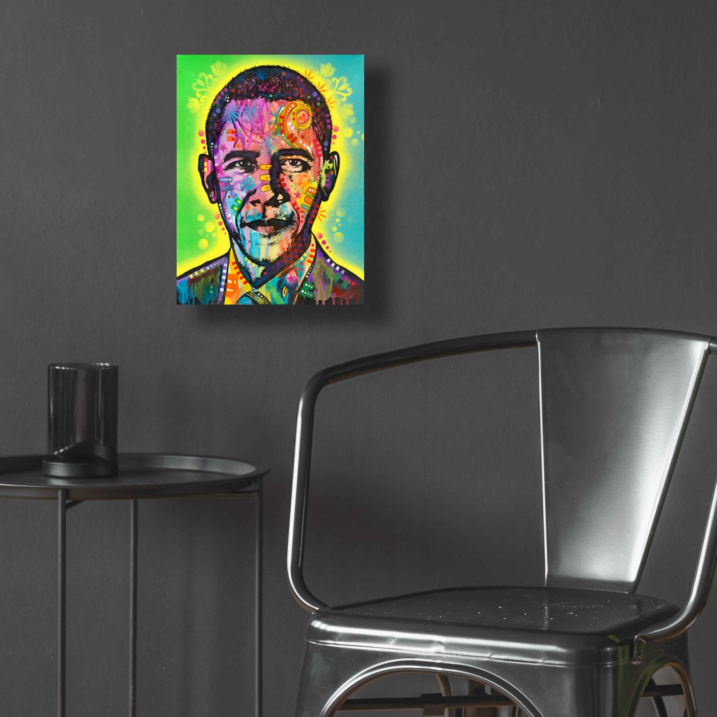 Epic Art 'Obama' by Dean Russo, Acrylic Glass Wall Art,12x16