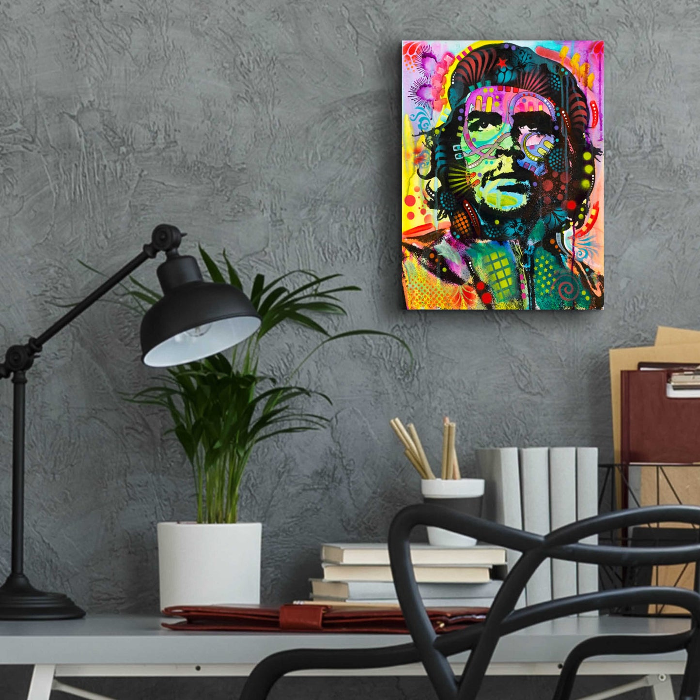 Epic Art 'Che Guevara' by Dean Russo, Acrylic Glass Wall Art,12x16