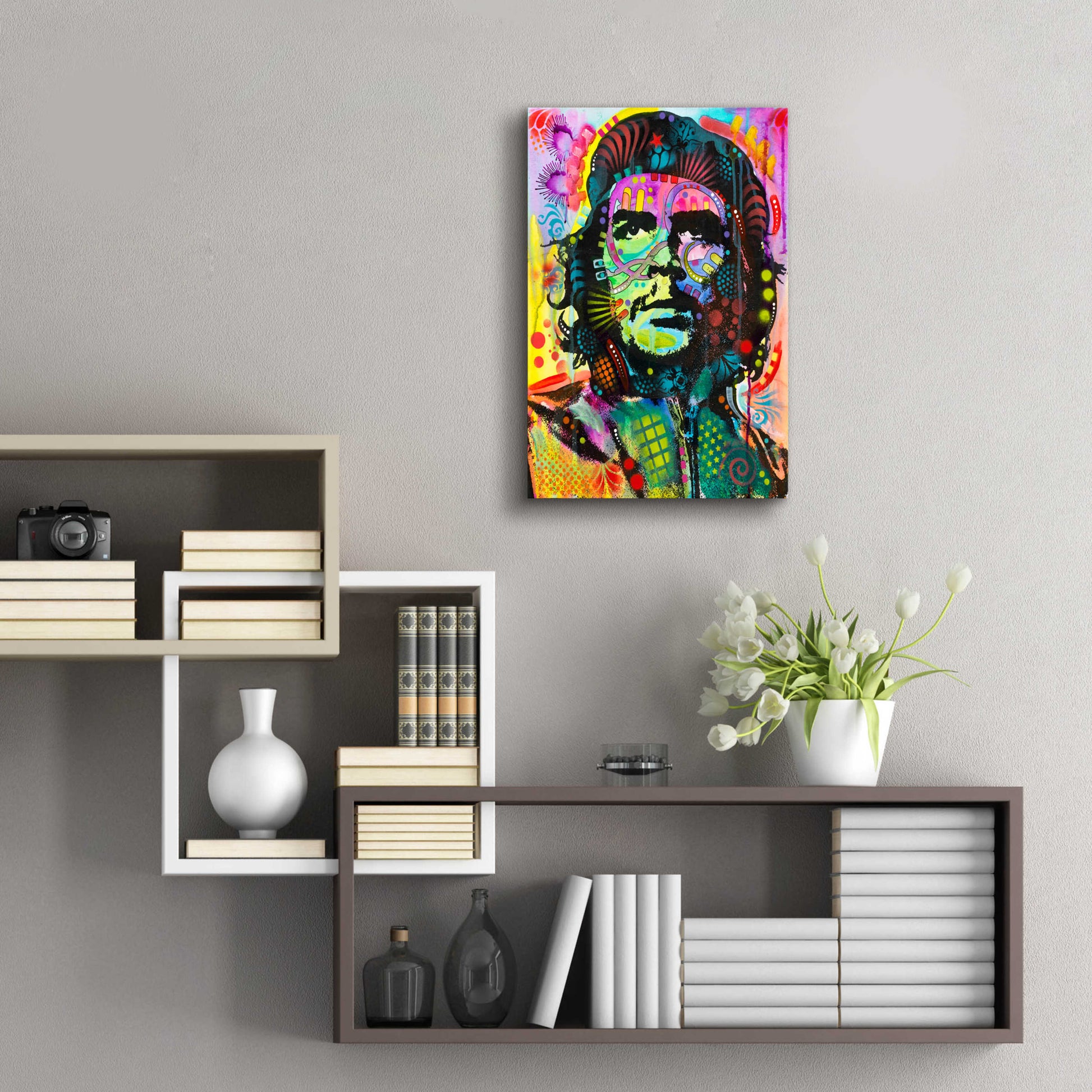 Epic Art 'Che Guevara' by Dean Russo, Acrylic Glass Wall Art,16x24