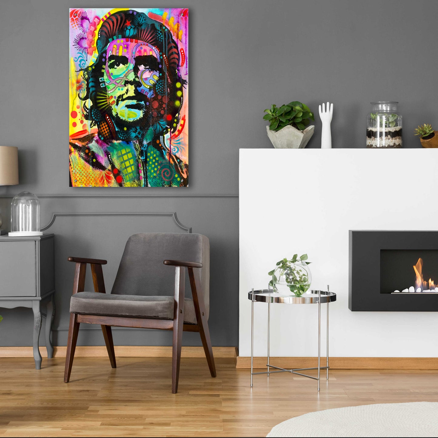 Epic Art 'Che Guevara' by Dean Russo, Acrylic Glass Wall Art,24x36