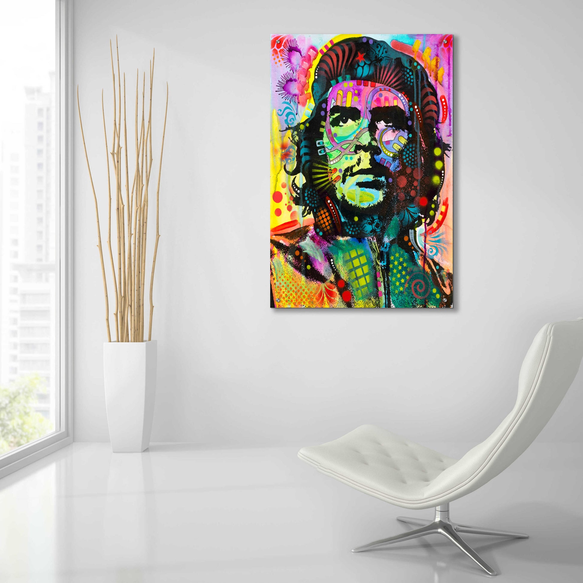 Epic Art 'Che Guevara' by Dean Russo, Acrylic Glass Wall Art,24x36