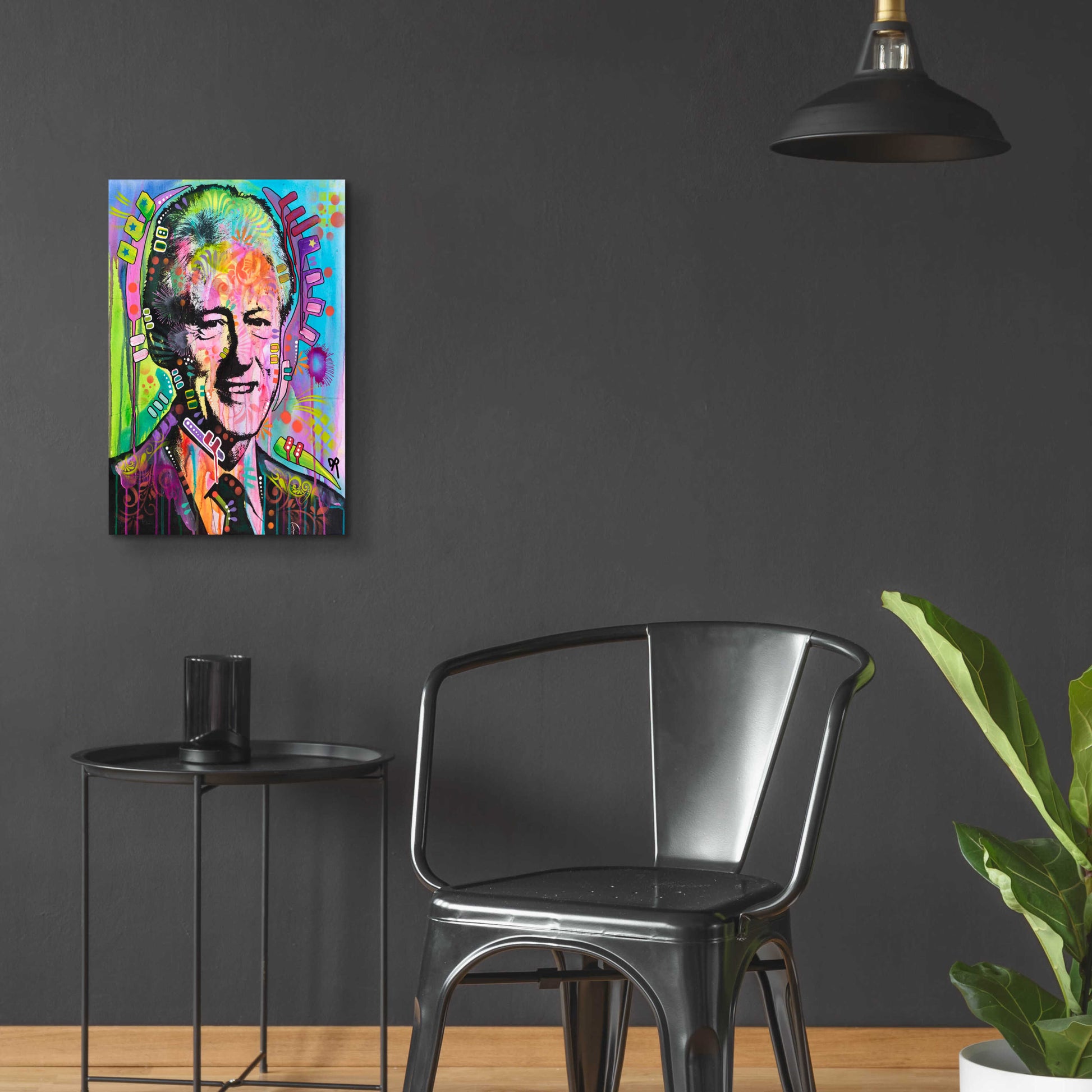 Epic Art 'Bill Clinton' by Dean Russo, Acrylic Glass Wall Art,16x24