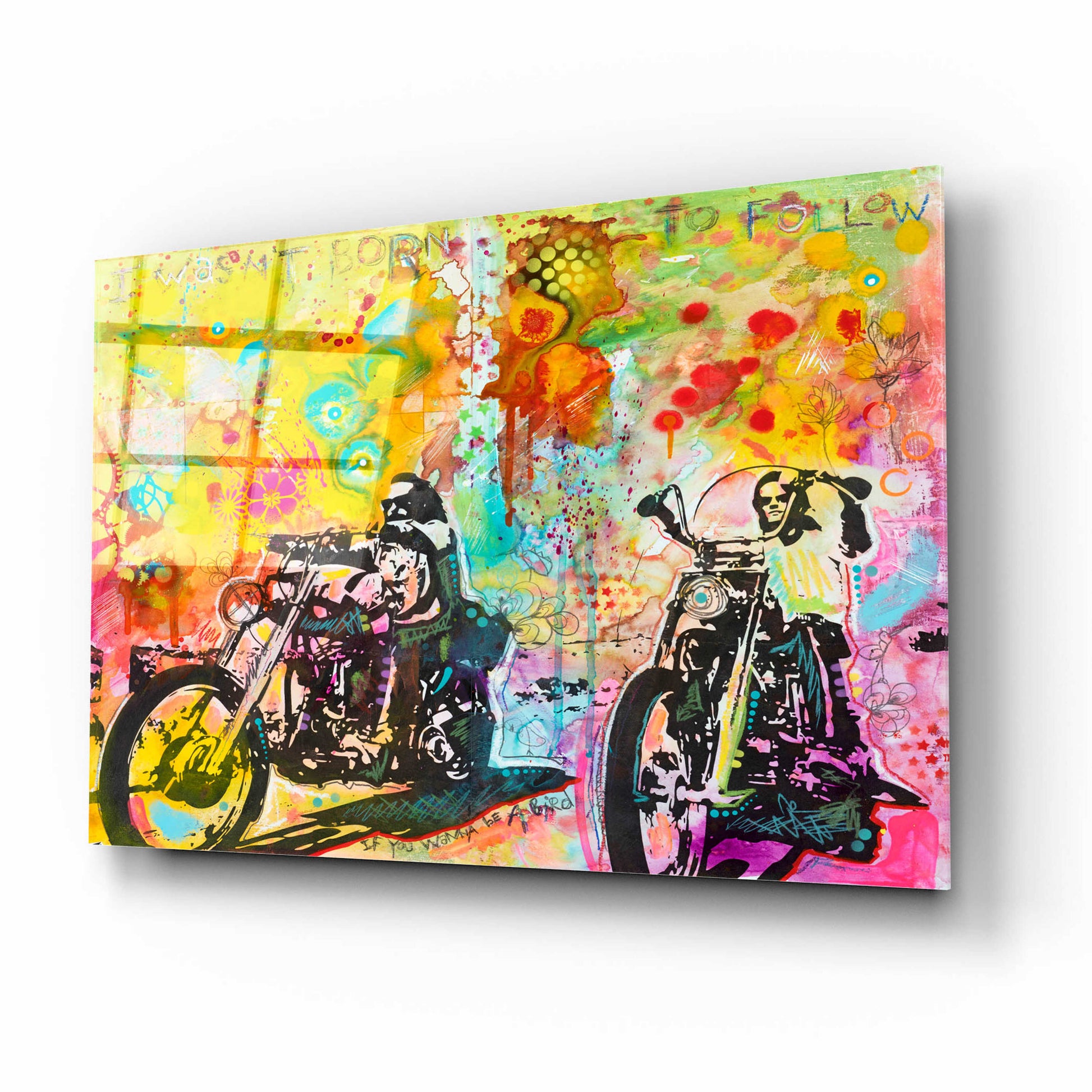 Epic Art 'Easy Rider' by Dean Russo, Acrylic Glass Wall Art,16x12