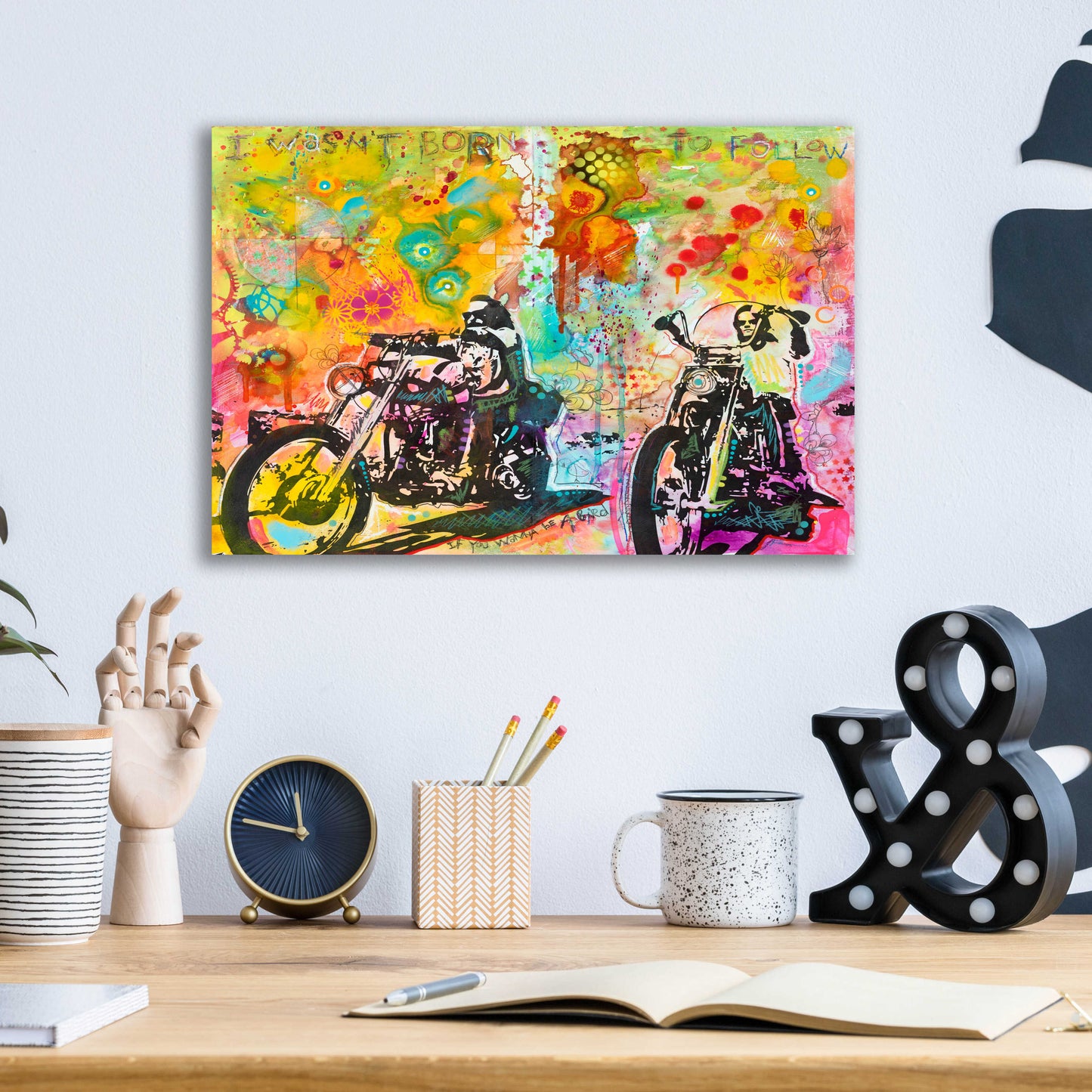 Epic Art 'Easy Rider' by Dean Russo, Acrylic Glass Wall Art,16x12