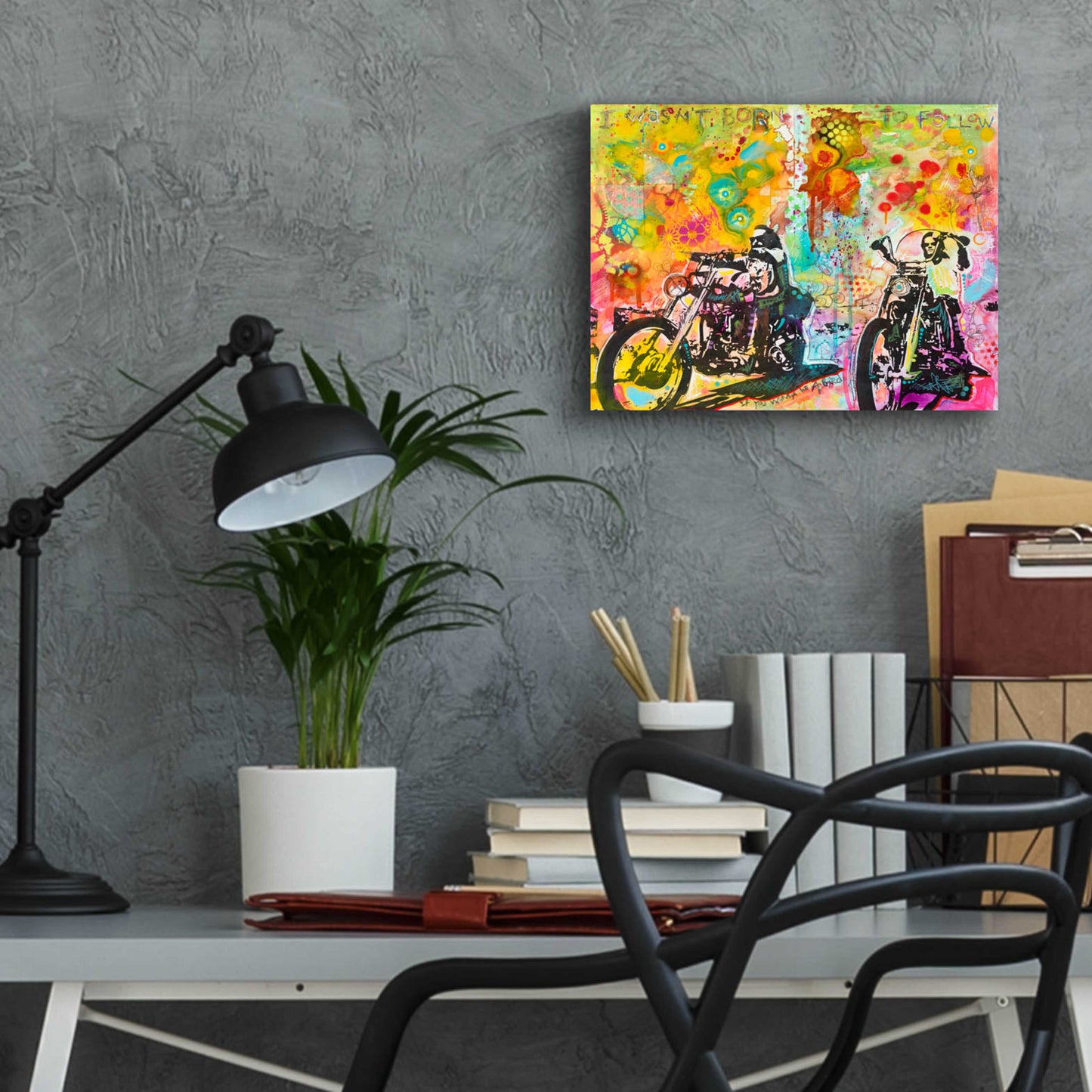 Epic Art 'Easy Rider' by Dean Russo, Acrylic Glass Wall Art,16x12