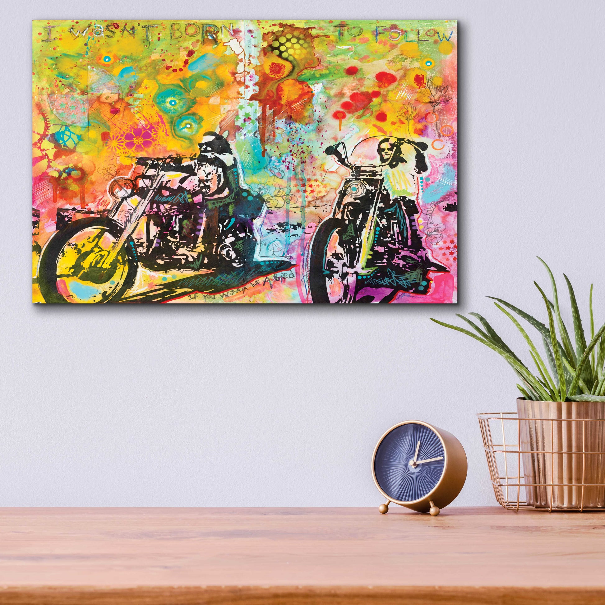 Epic Art 'Easy Rider' by Dean Russo, Acrylic Glass Wall Art,16x12