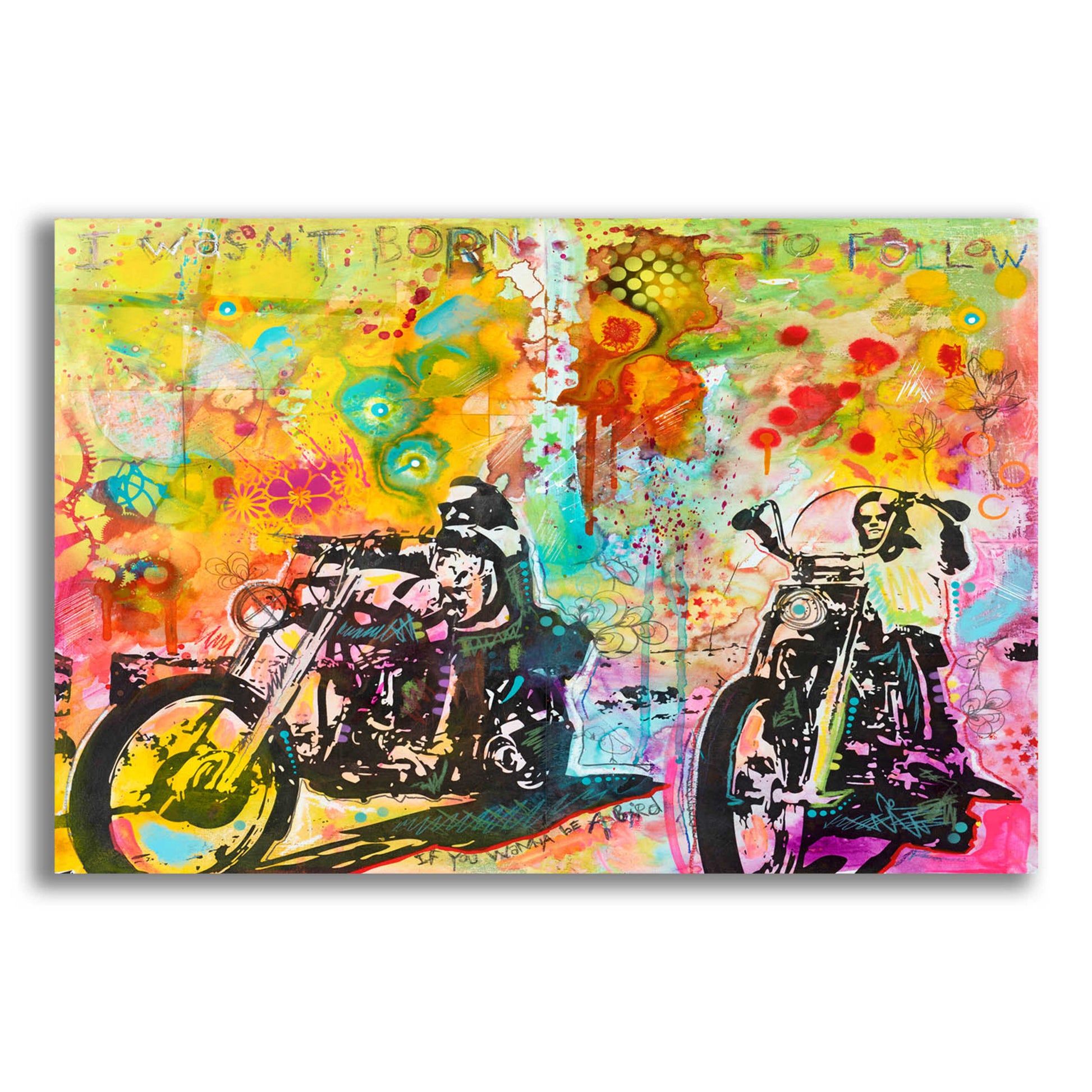 Epic Art 'Easy Rider' by Dean Russo, Acrylic Glass Wall Art,16x12