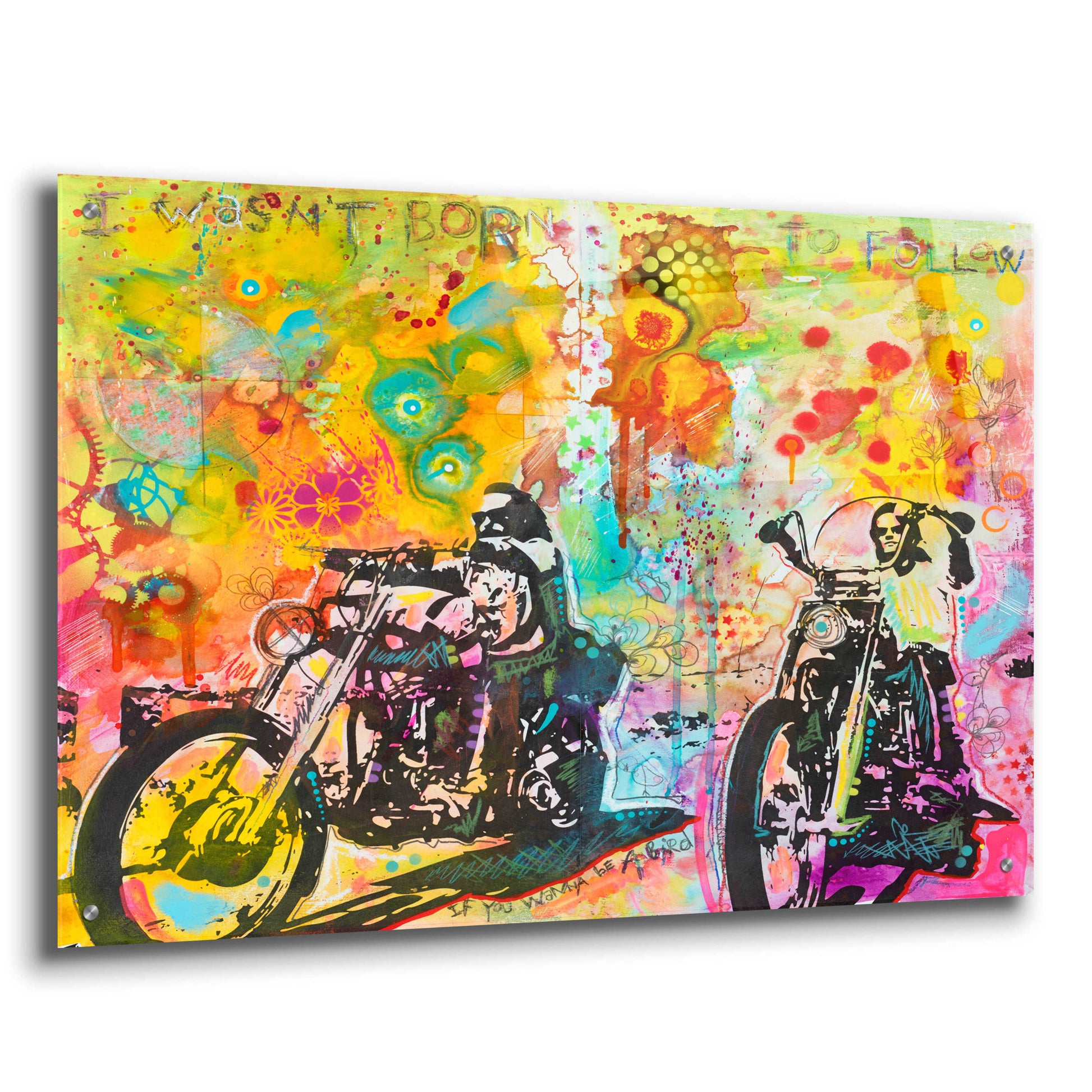 Epic Art 'Easy Rider' by Dean Russo, Acrylic Glass Wall Art,36x24