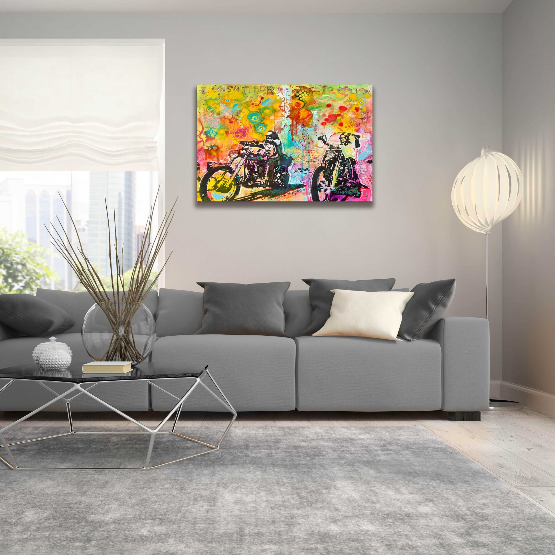 Epic Art 'Easy Rider' by Dean Russo, Acrylic Glass Wall Art,36x24