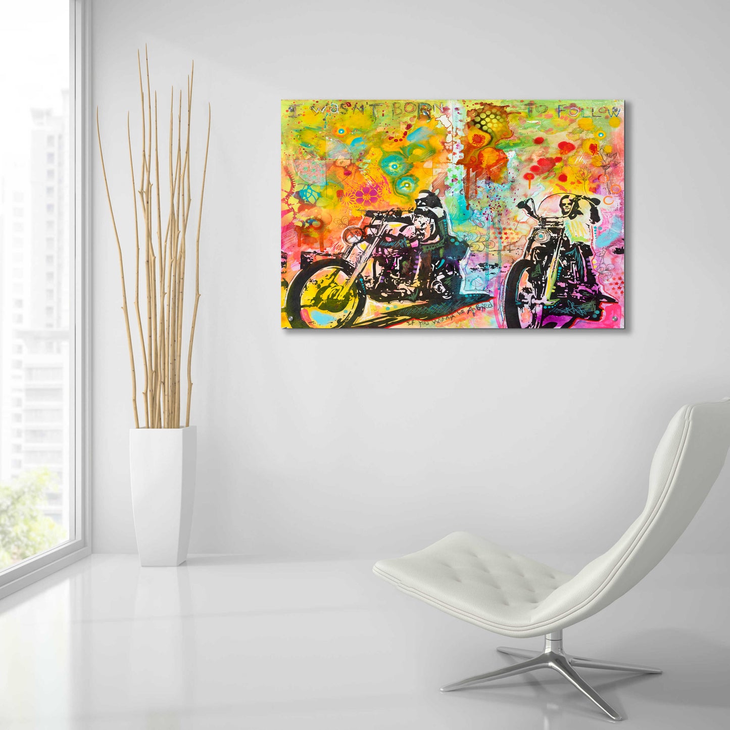 Epic Art 'Easy Rider' by Dean Russo, Acrylic Glass Wall Art,36x24