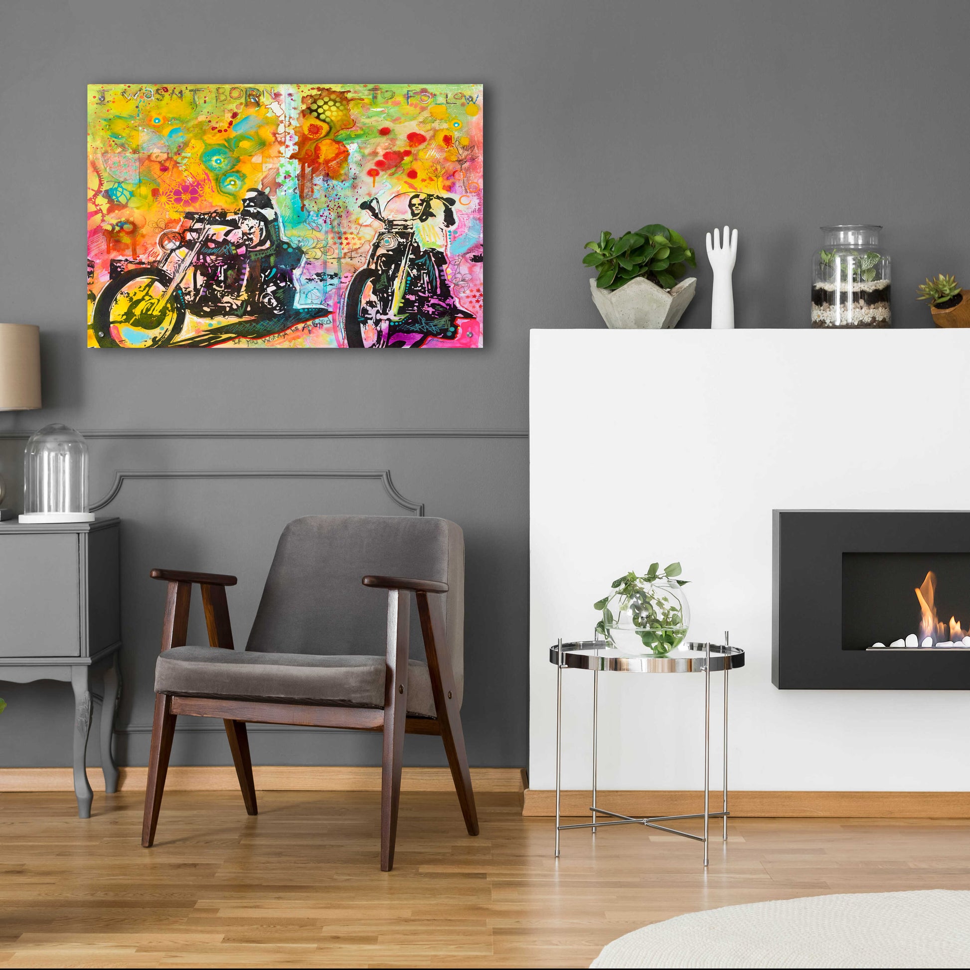 Epic Art 'Easy Rider' by Dean Russo, Acrylic Glass Wall Art,36x24