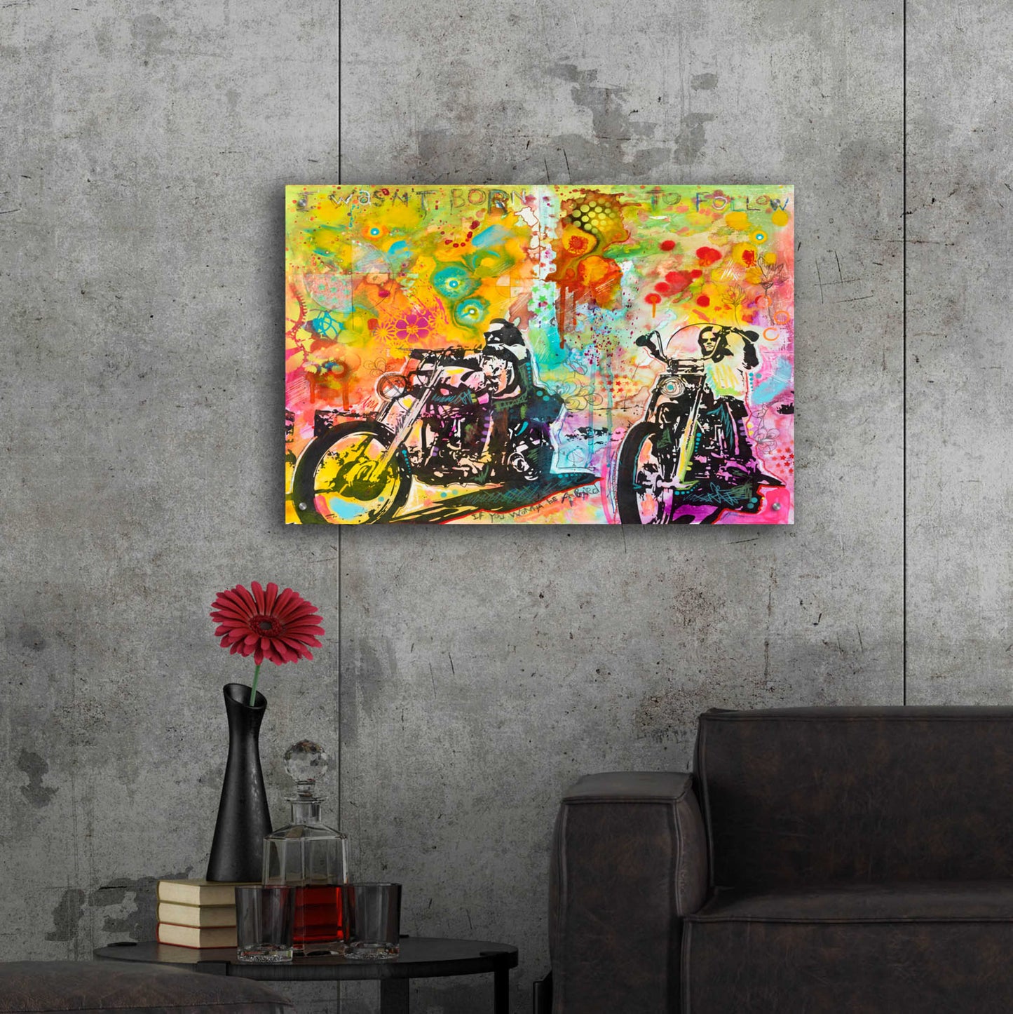 Epic Art 'Easy Rider' by Dean Russo, Acrylic Glass Wall Art,36x24