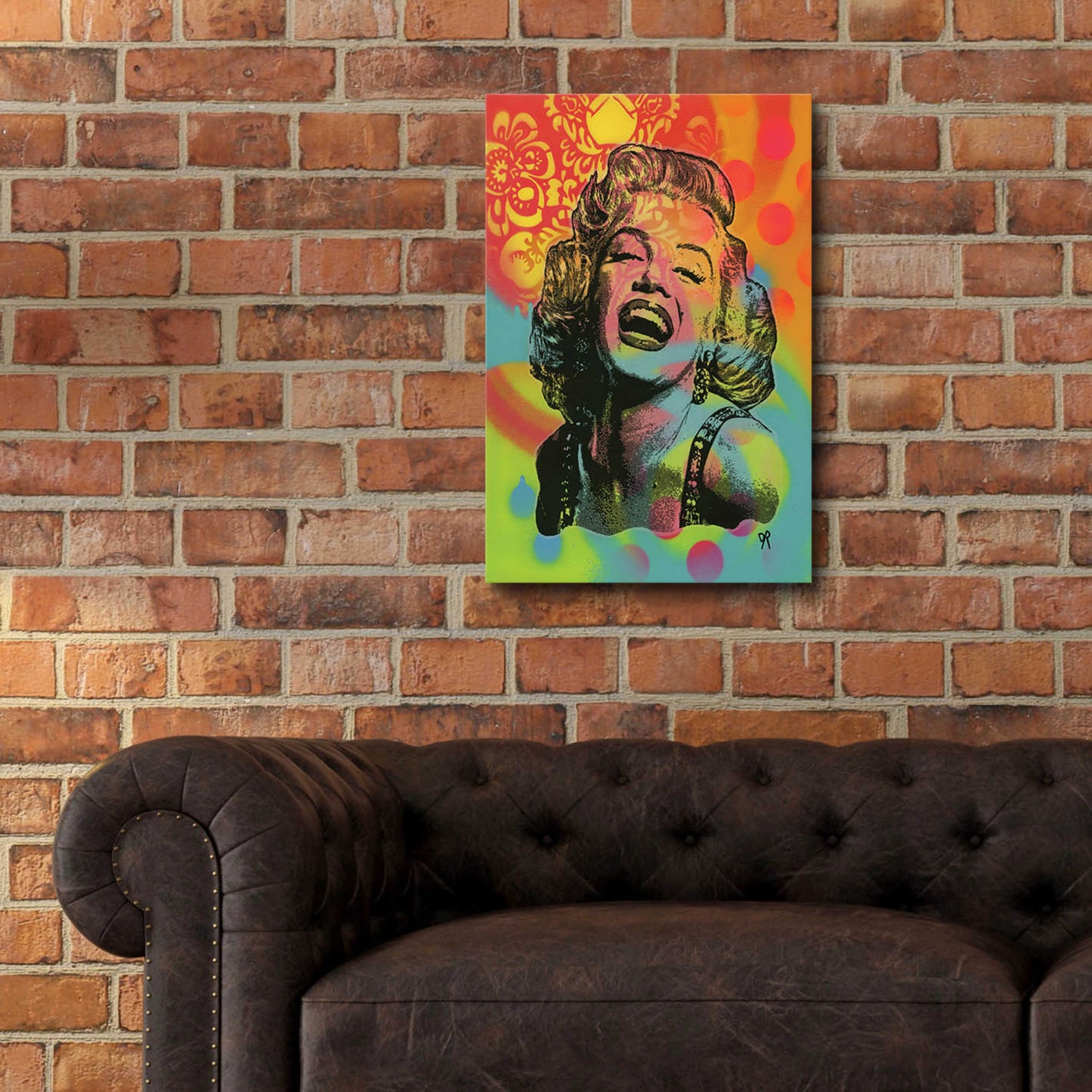 Epic Art 'Guffaw Marilyn' by Dean Russo, Acrylic Glass Wall Art,16x24