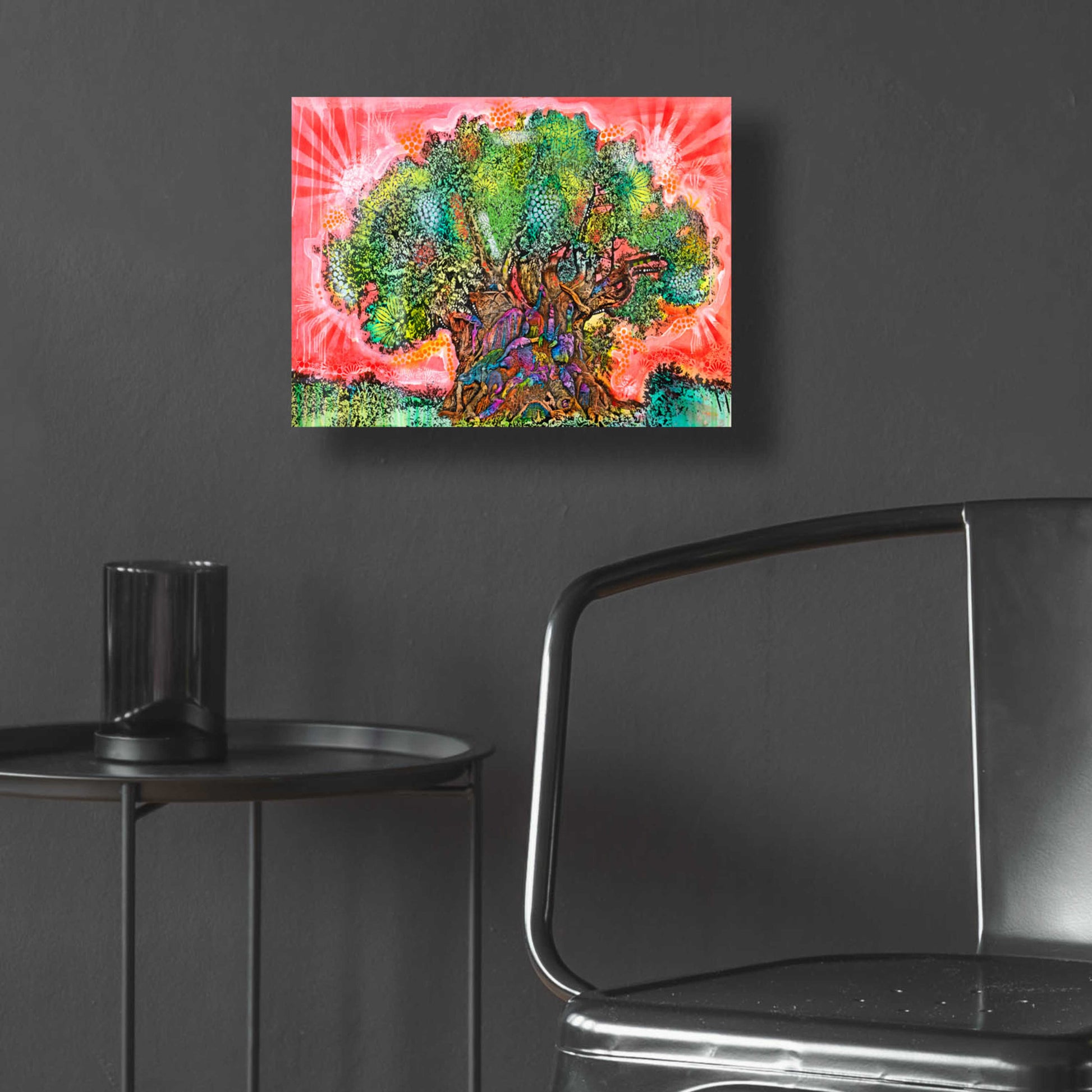 Epic Art 'Tree of Life' by Dean Russo, Acrylic Glass Wall Art,16x12