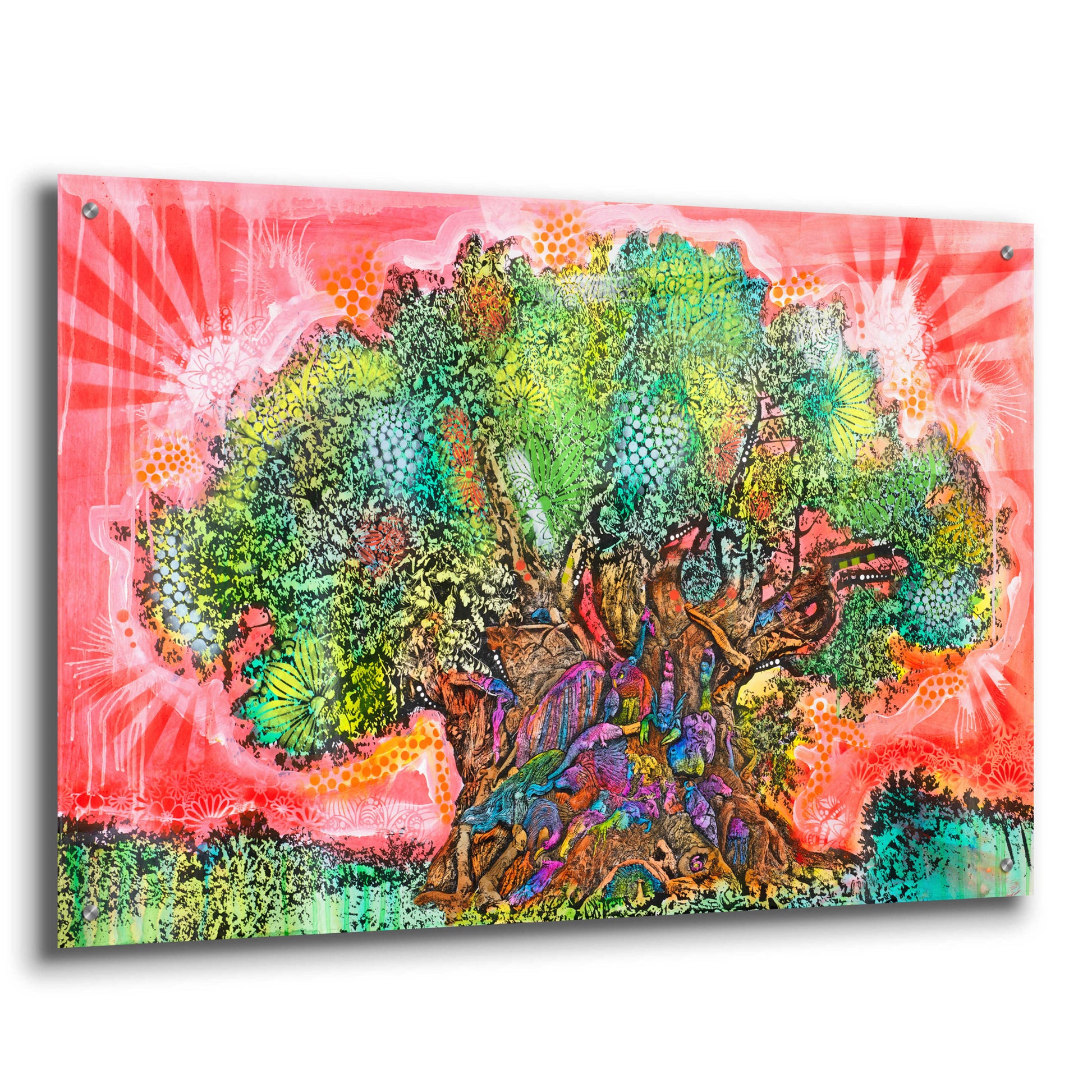 Epic Art 'Tree of Life' by Dean Russo, Acrylic Glass Wall Art,36x24