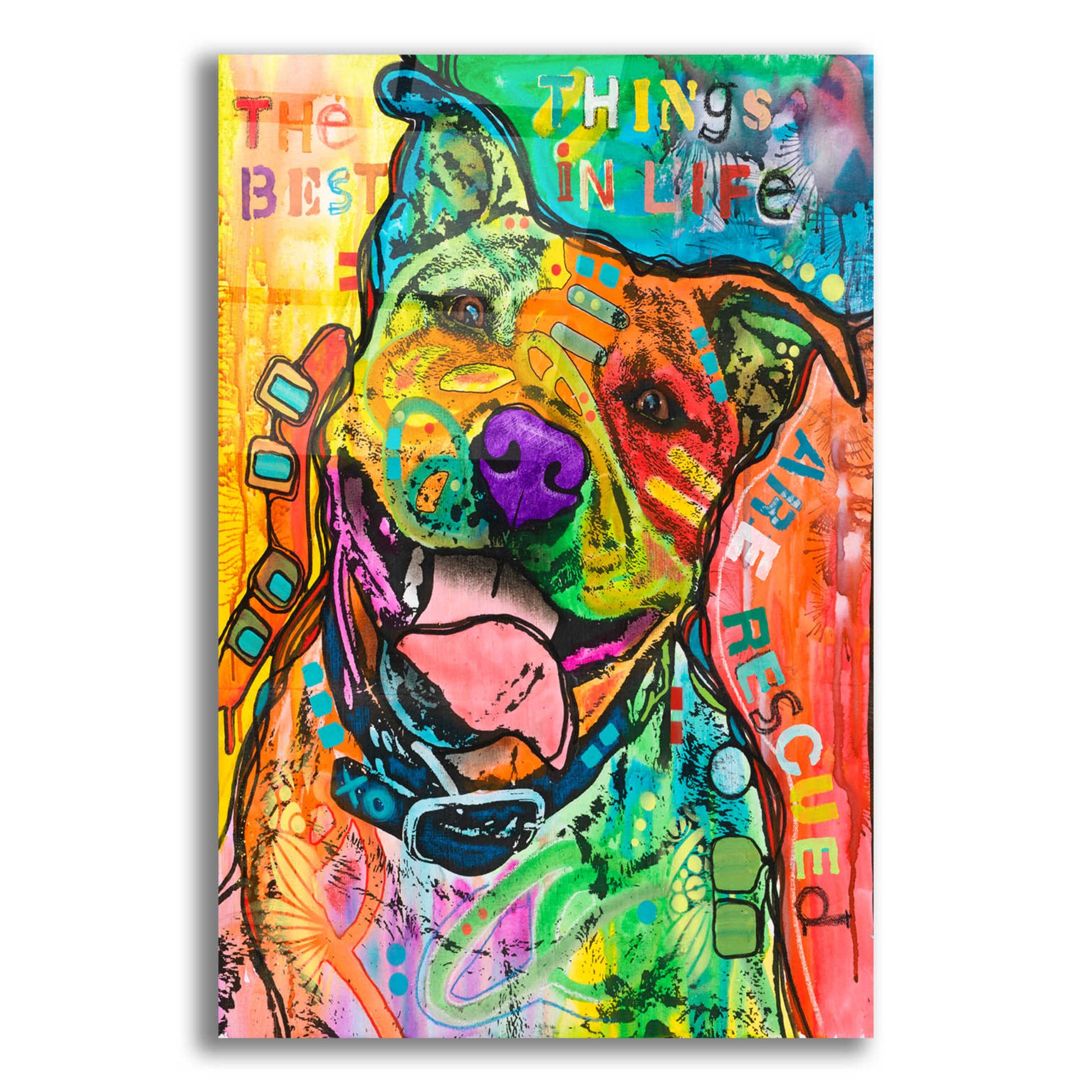 Epic Art 'The Best Things In Life' by Dean Russo, Acrylic Glass Wall Art,12x16