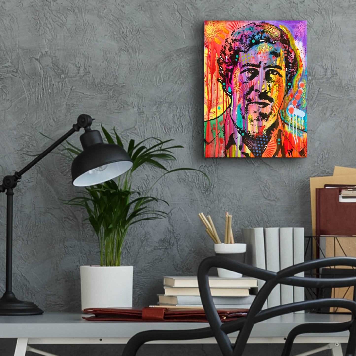 Epic Art 'Pablo Escobar' by Dean Russo, Acrylic Glass Wall Art,12x16