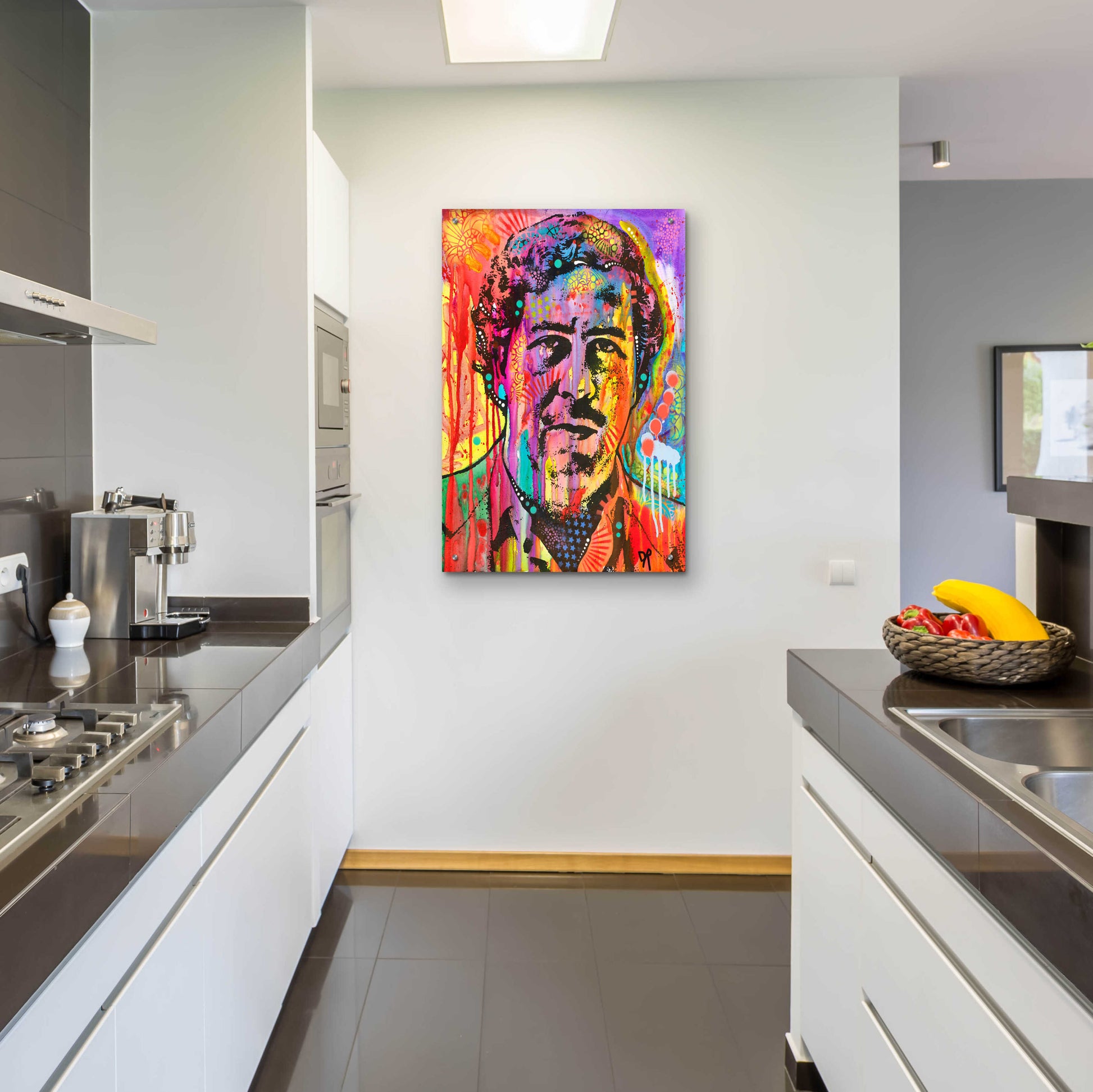 Epic Art 'Pablo Escobar' by Dean Russo, Acrylic Glass Wall Art,24x36