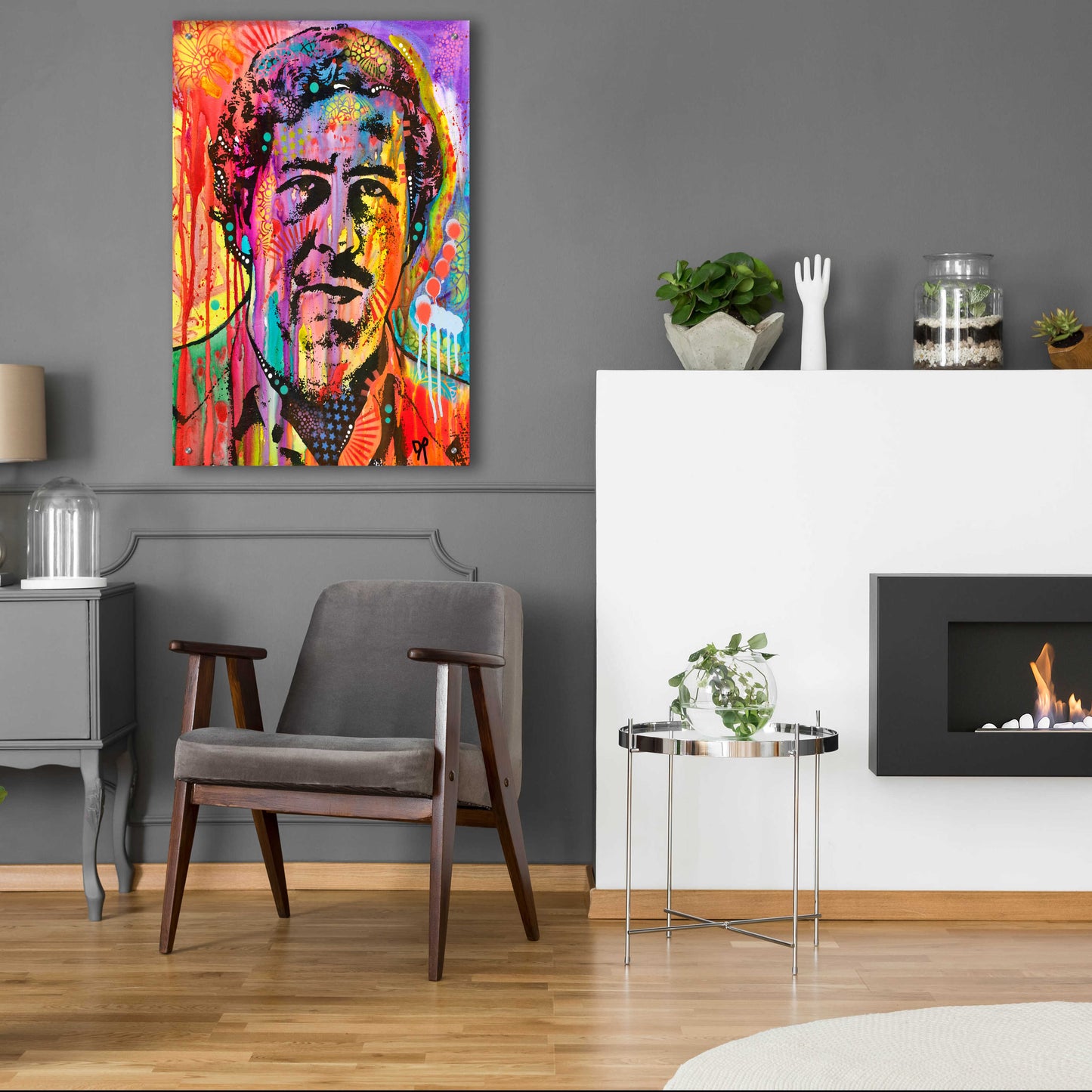 Epic Art 'Pablo Escobar' by Dean Russo, Acrylic Glass Wall Art,24x36