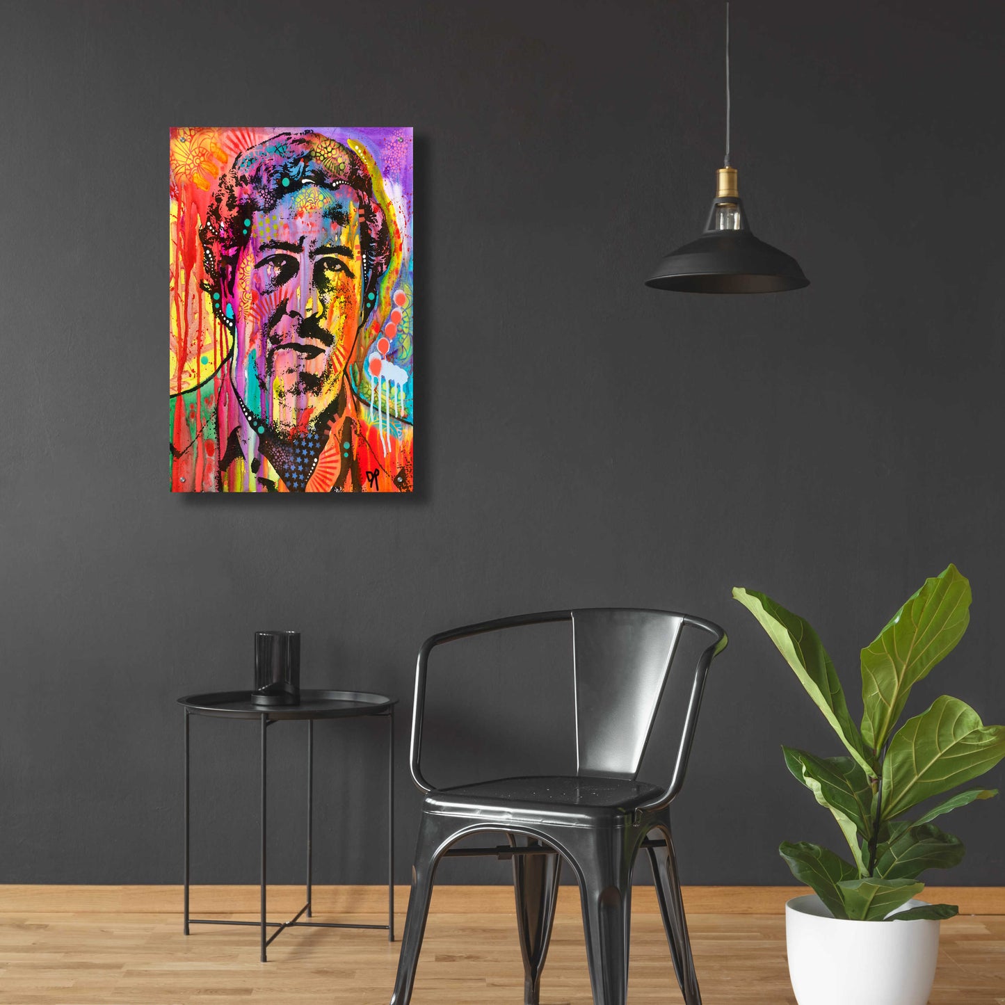 Epic Art 'Pablo Escobar' by Dean Russo, Acrylic Glass Wall Art,24x36