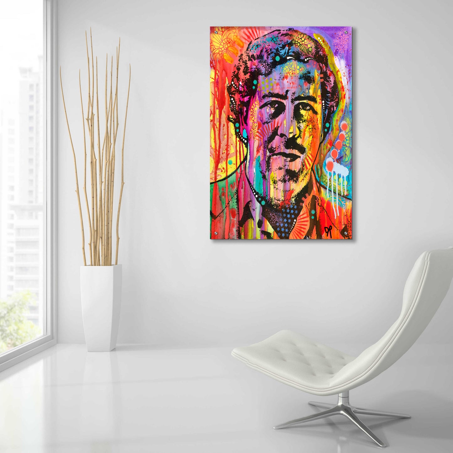 Epic Art 'Pablo Escobar' by Dean Russo, Acrylic Glass Wall Art,24x36