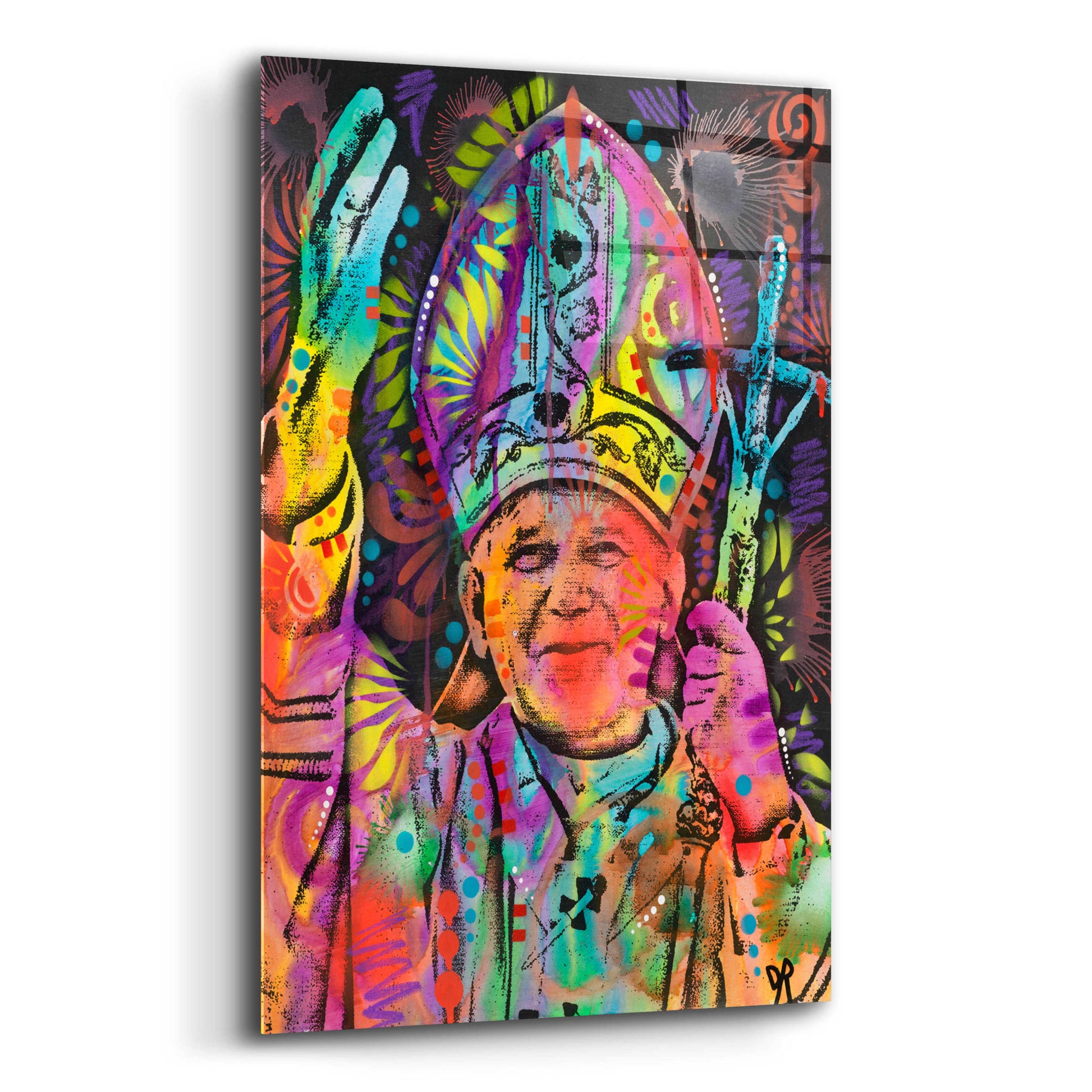 Epic Art 'Pope' by Dean Russo, Acrylic Glass Wall Art,12x16