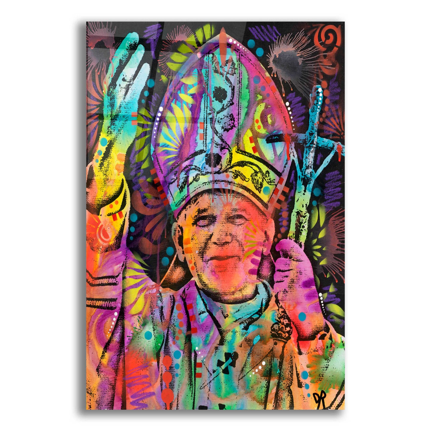 Epic Art 'Pope' by Dean Russo, Acrylic Glass Wall Art,12x16