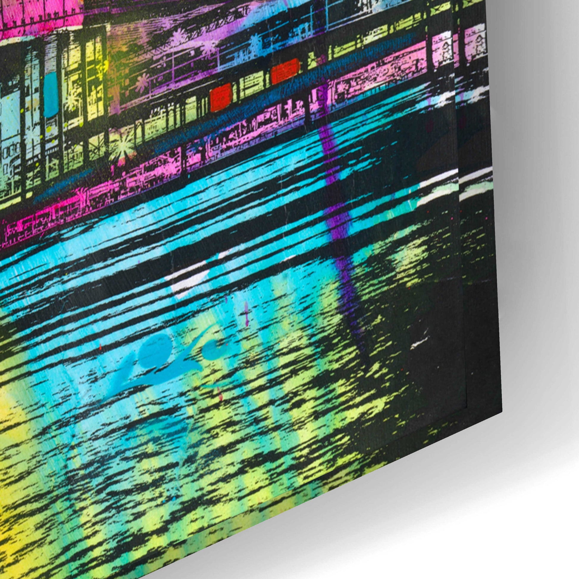 Epic Art 'NYC-Brooklyn Bridge' by Dean Russo, Acrylic Glass Wall Art,24x16