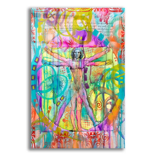 Epic Art 'Vitruvian Man' by Dean Russo, Acrylic Glass Wall Art