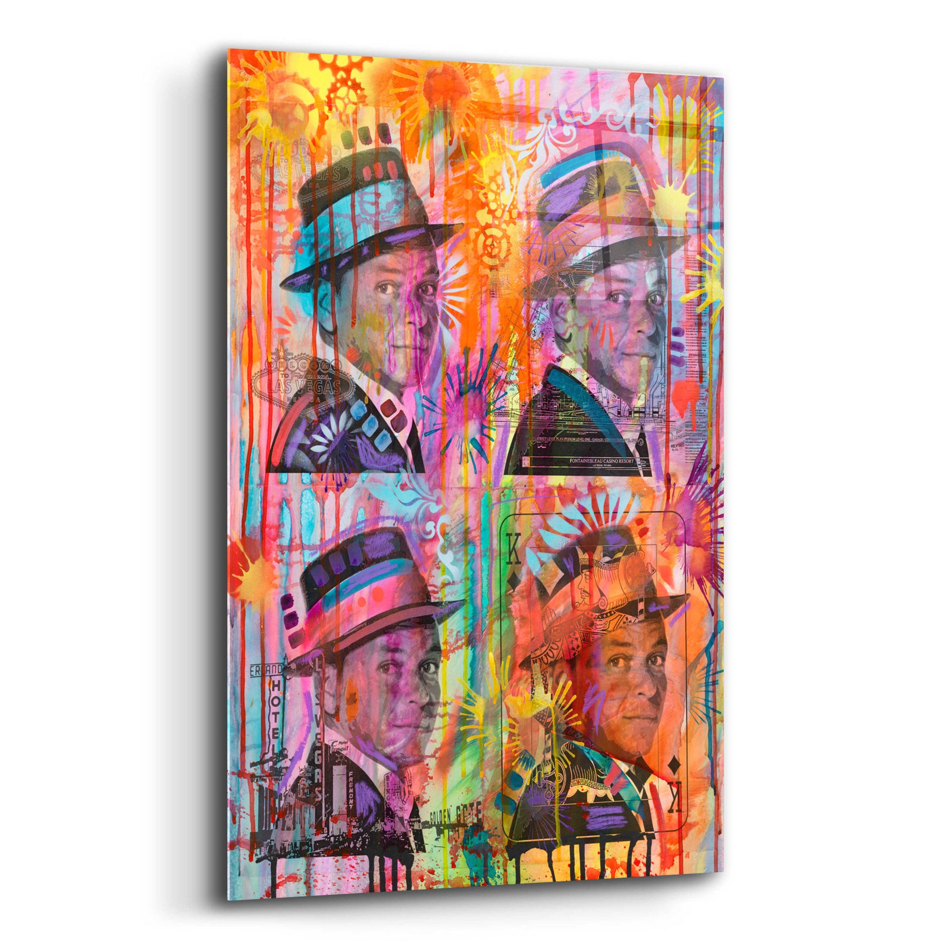 Epic Art 'Frankie' by Dean Russo, Acrylic Glass Wall Art,12x16