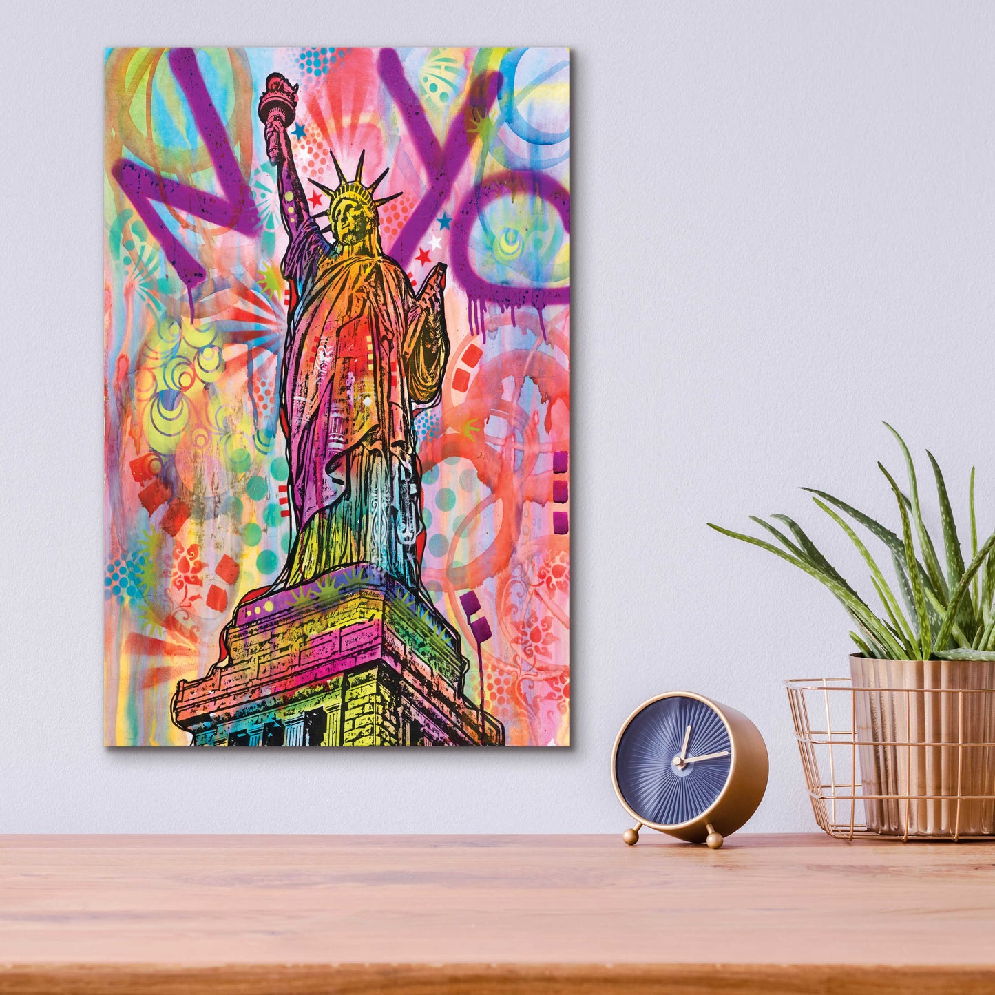 Epic Art 'Liberty' by Dean Russo, Acrylic Glass Wall Art,12x16