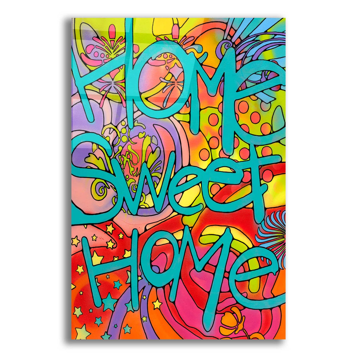 Epic Art 'Home Sweet Home' by Dean Russo, Acrylic Glass Wall Art