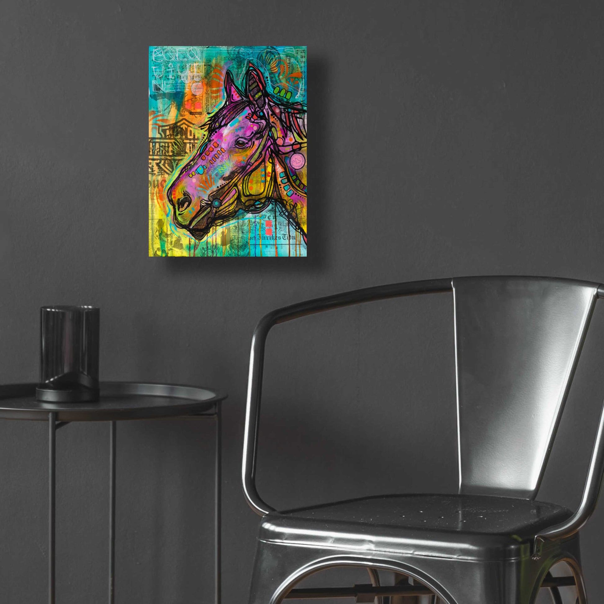 Epic Art 'Horsepower' by Dean Russo, Acrylic Glass Wall Art,12x16