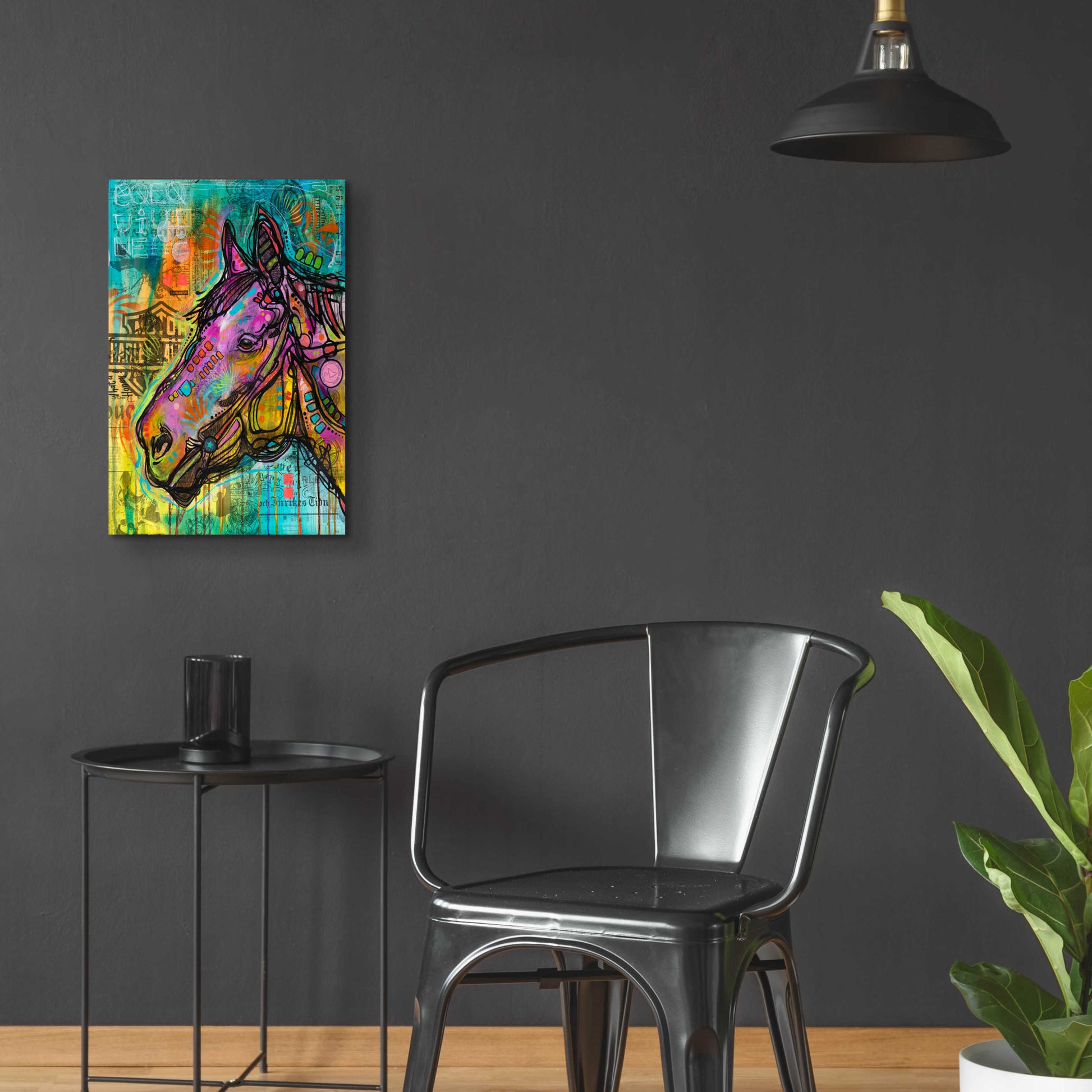 Epic Art 'Horsepower' by Dean Russo, Acrylic Glass Wall Art,16x24