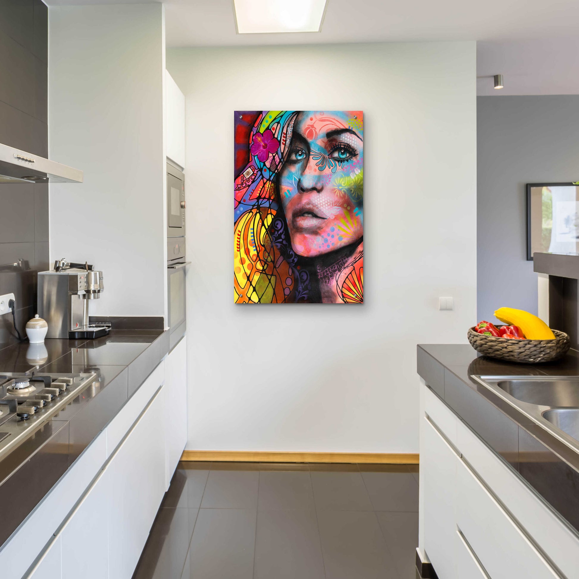 Epic Art 'Queen' by Dean Russo, Acrylic Glass Wall Art,24x36