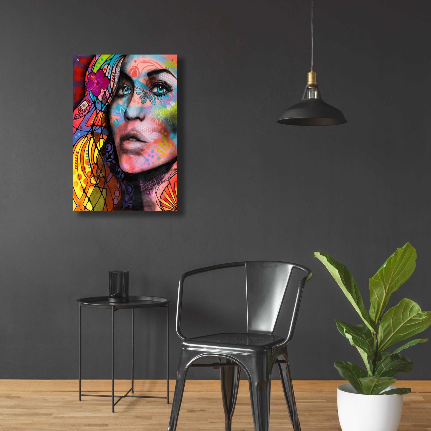 Epic Art 'Queen' by Dean Russo, Acrylic Glass Wall Art,24x36