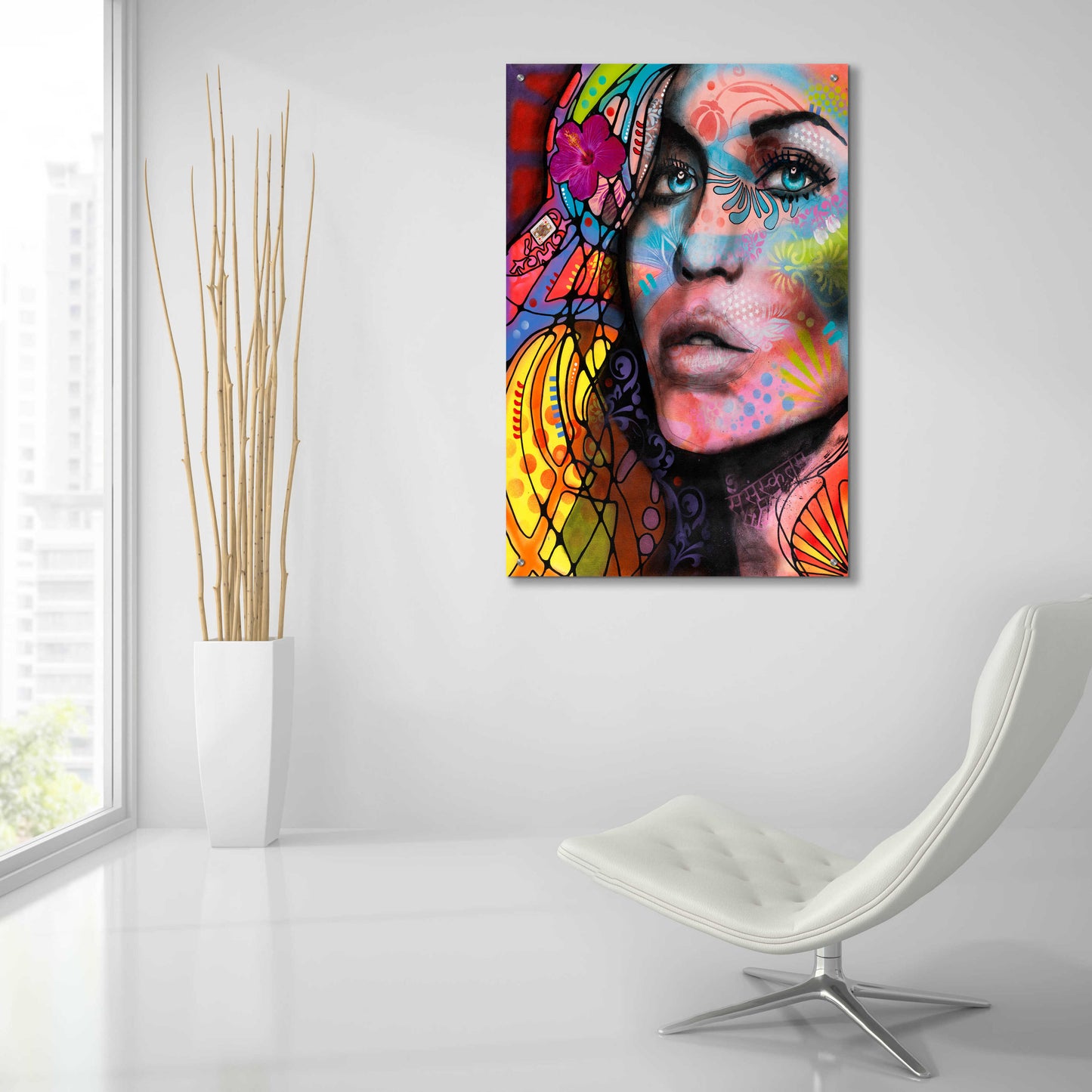 Epic Art 'Queen' by Dean Russo, Acrylic Glass Wall Art,24x36