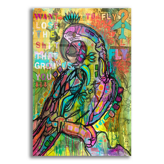 Epic Art 'Want to Fly' by Dean Russo, Acrylic Glass Wall Art