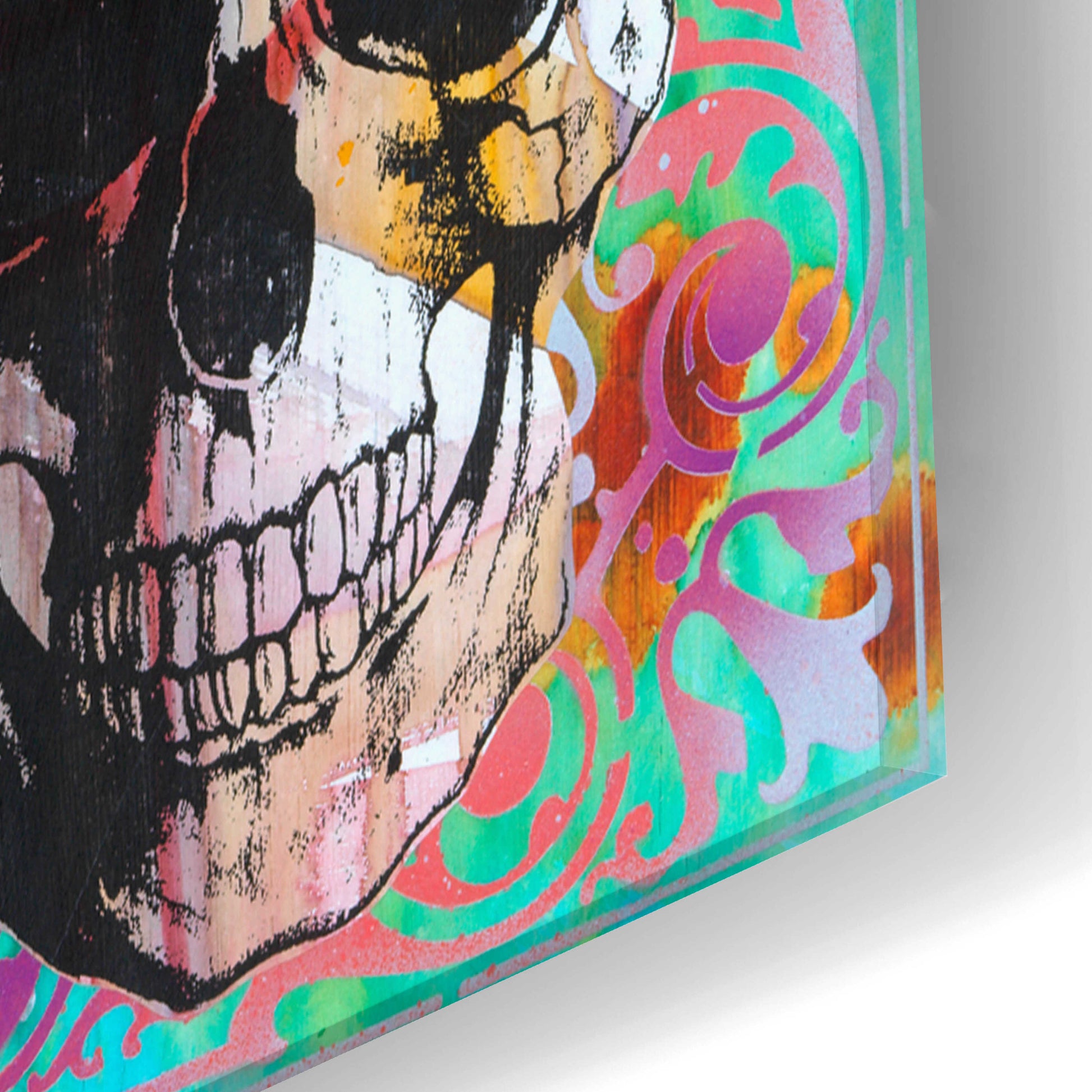 Epic Art '9 Skulls' by Dean Russo, Acrylic Glass Wall Art,16x24