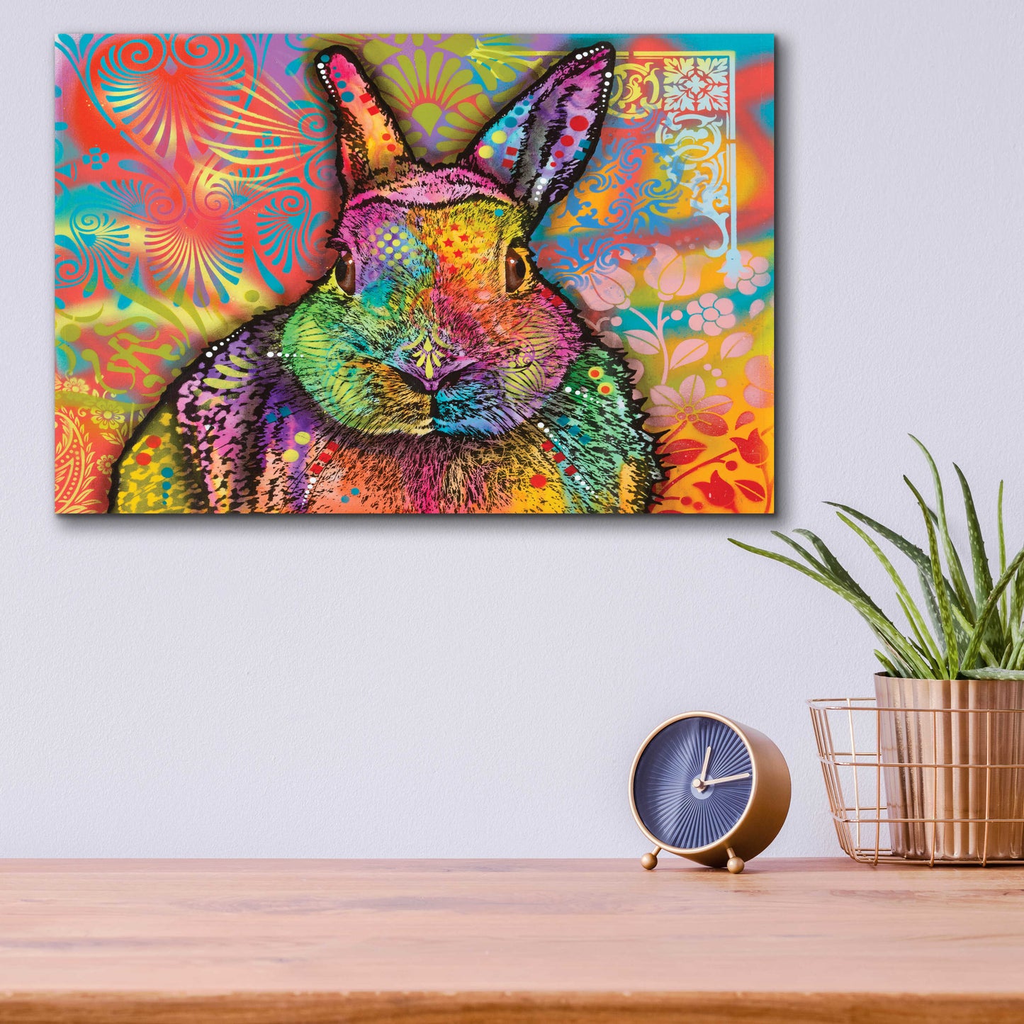 Epic Art 'Hare' by Dean Russo, Acrylic Glass Wall Art,16x12