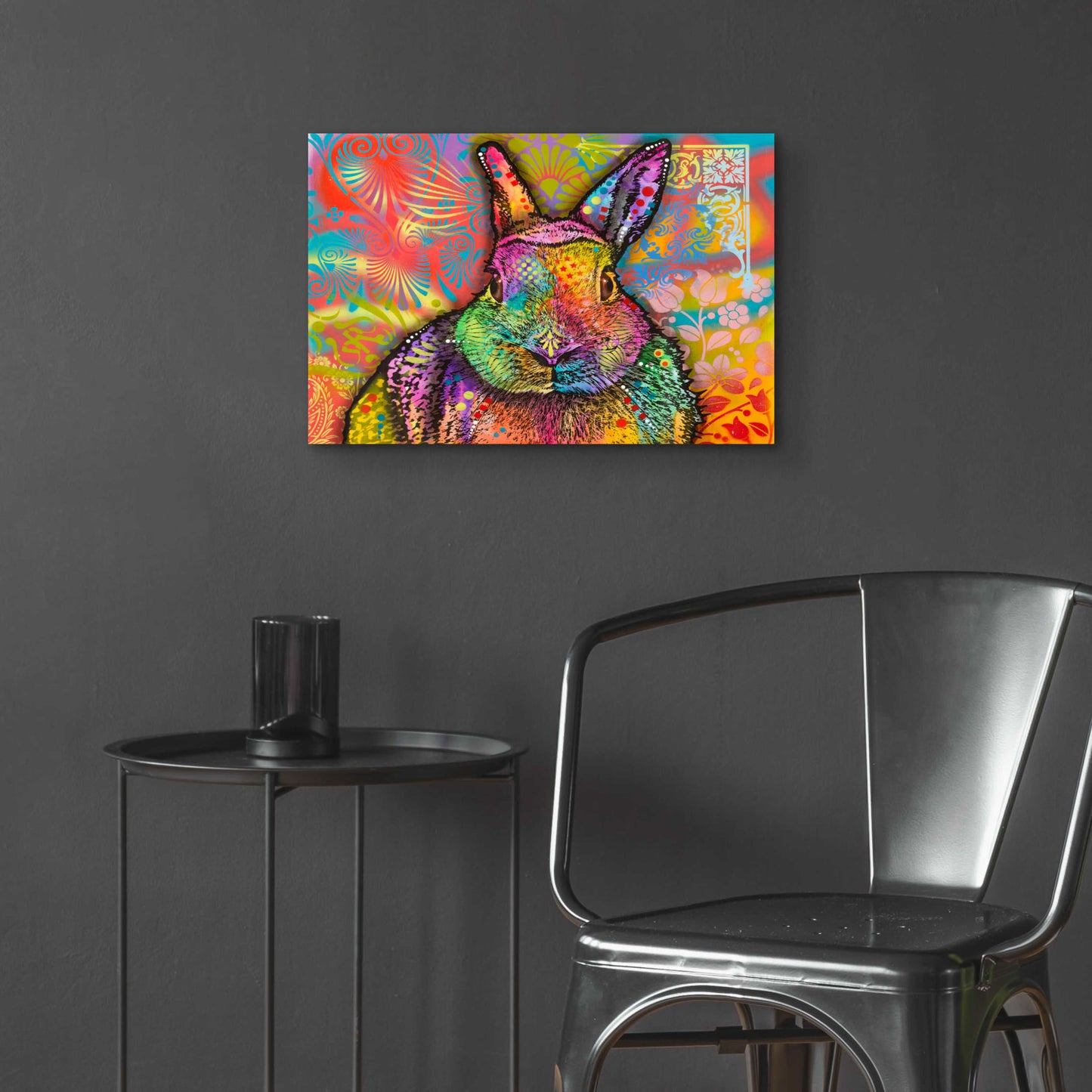 Epic Art 'Hare' by Dean Russo, Acrylic Glass Wall Art,24x16