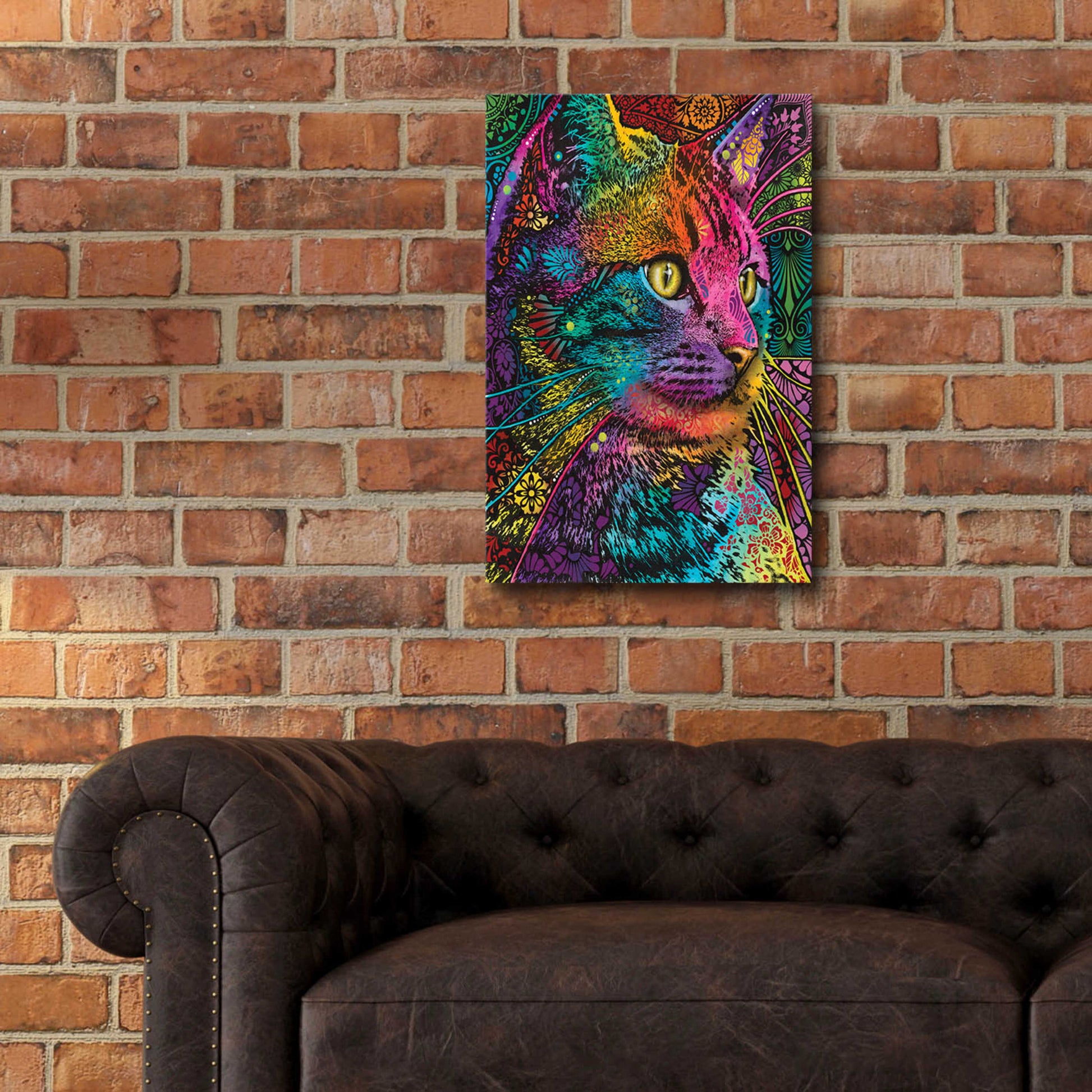 Epic Art 'Felis' by Dean Russo, Acrylic Glass Wall Art,16x24