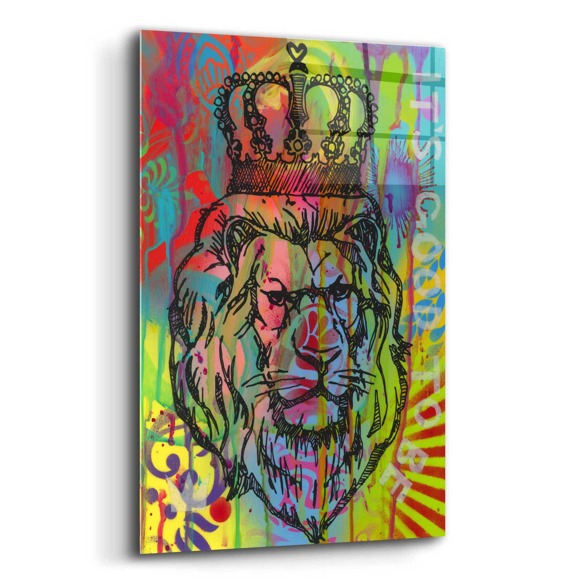 Epic Art 'Its good to be the king' by Dean Russo, Acrylic Glass Wall Art,12x16