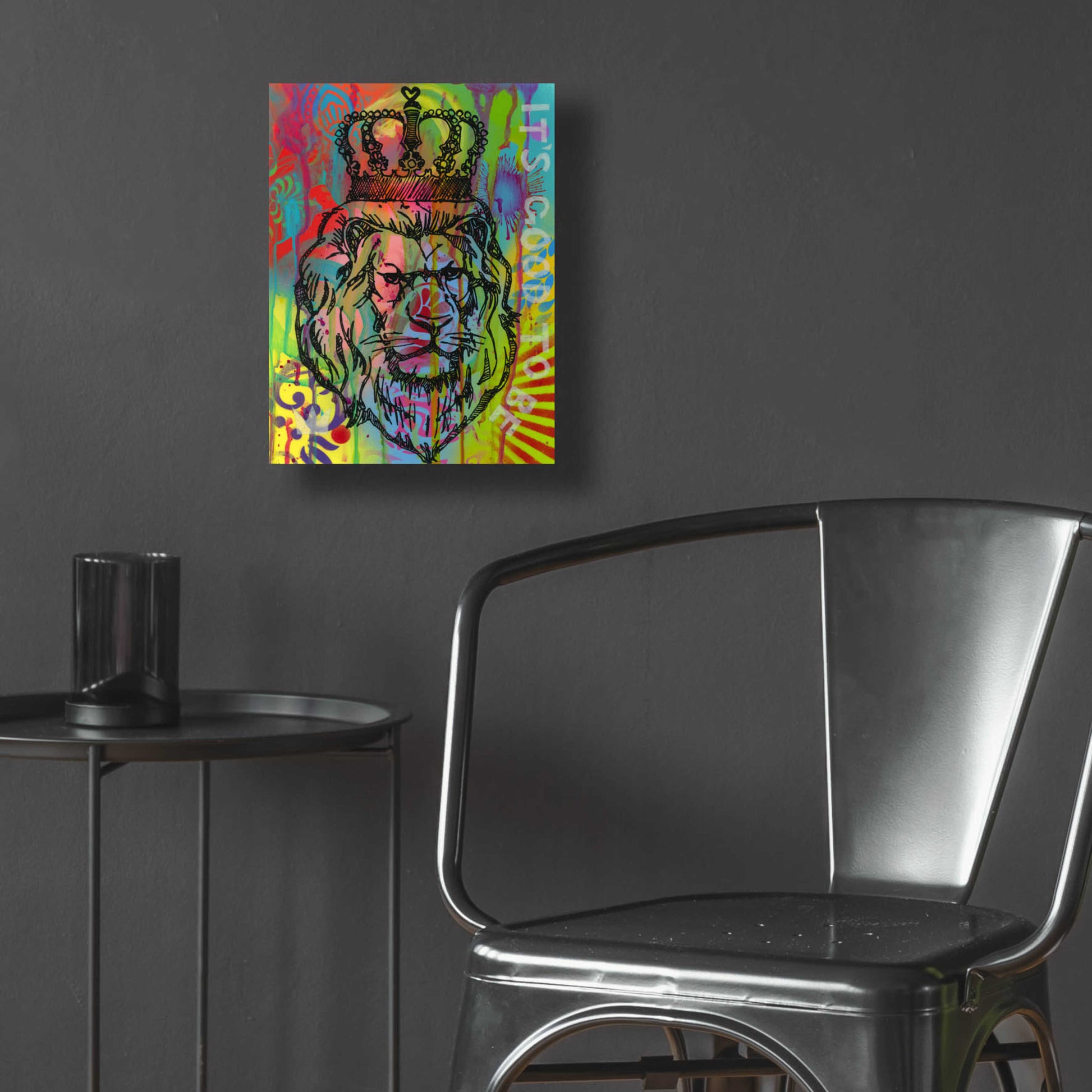 Epic Art 'Its good to be the king' by Dean Russo, Acrylic Glass Wall Art,12x16